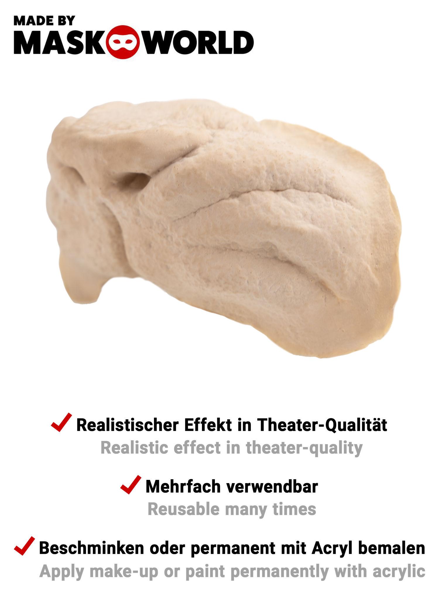 Löwe Latexschnauze mit Mastix