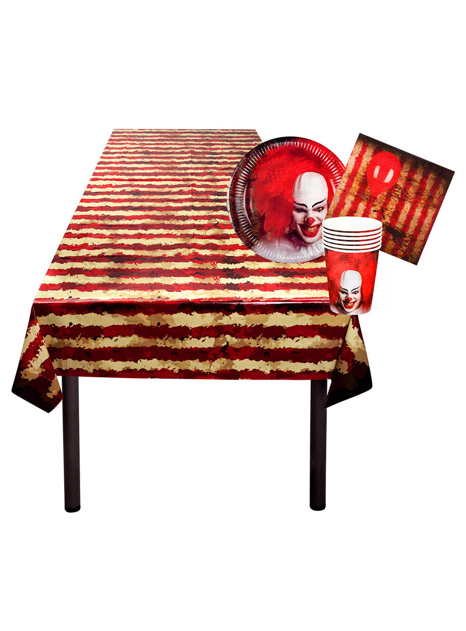 Horrorclown Party Tischdeko Set