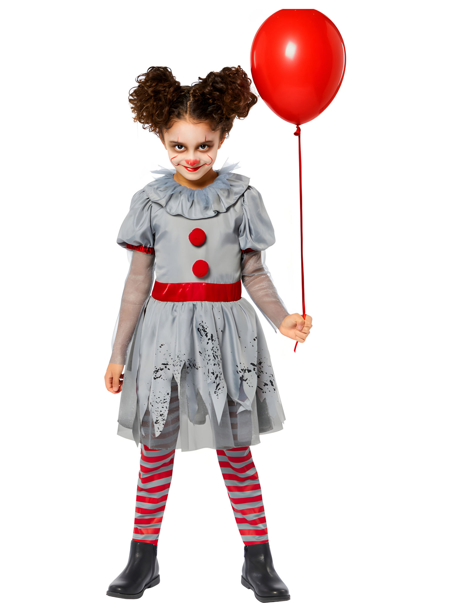 Killer Clown Kostüm für Mädchen