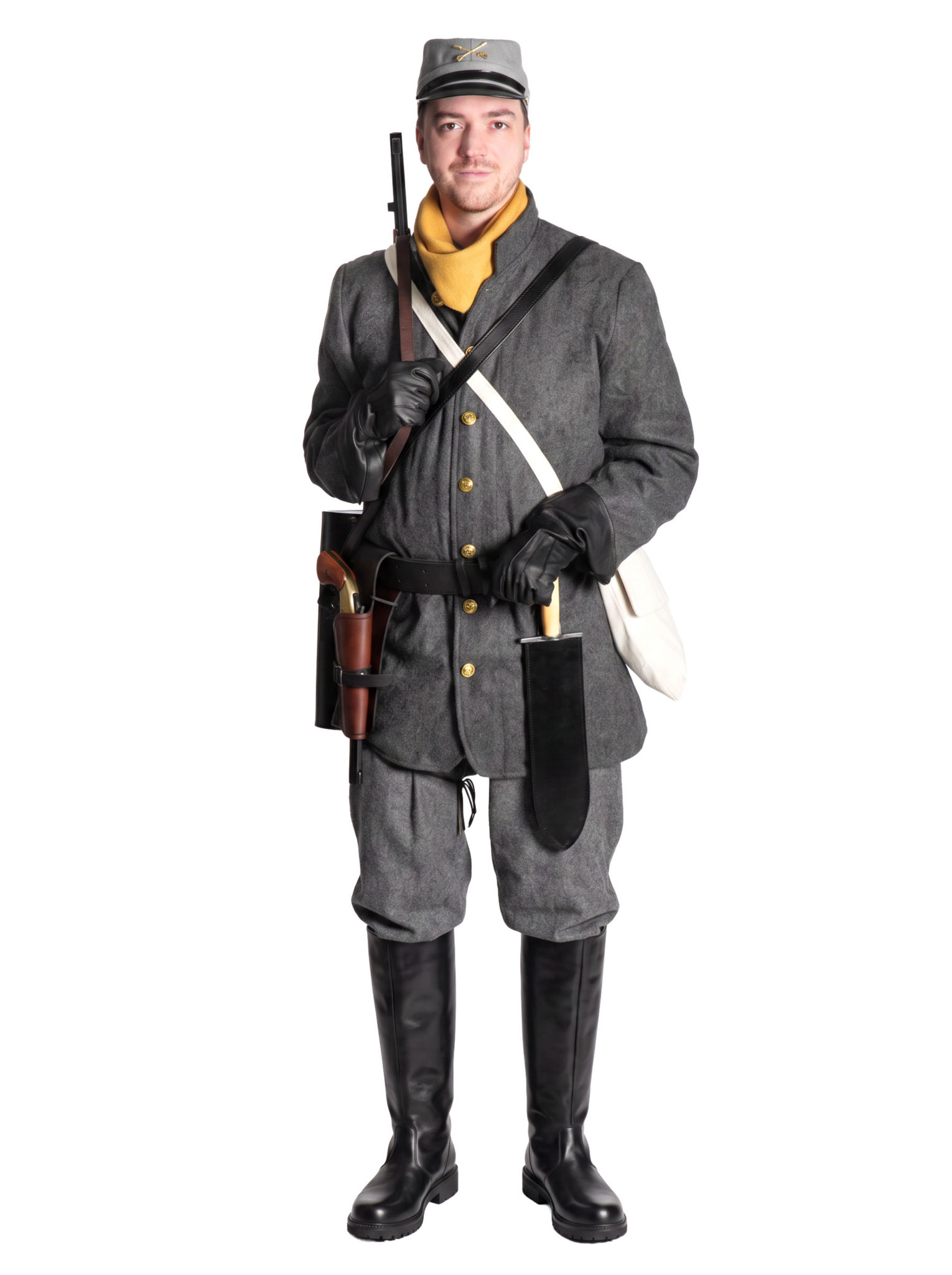 Offiziersstiefel schwarz