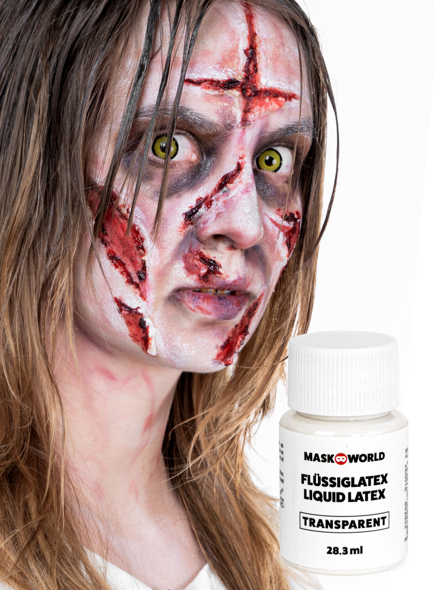 Horrorhaut Flüssiglatex transparent 28,3 ml