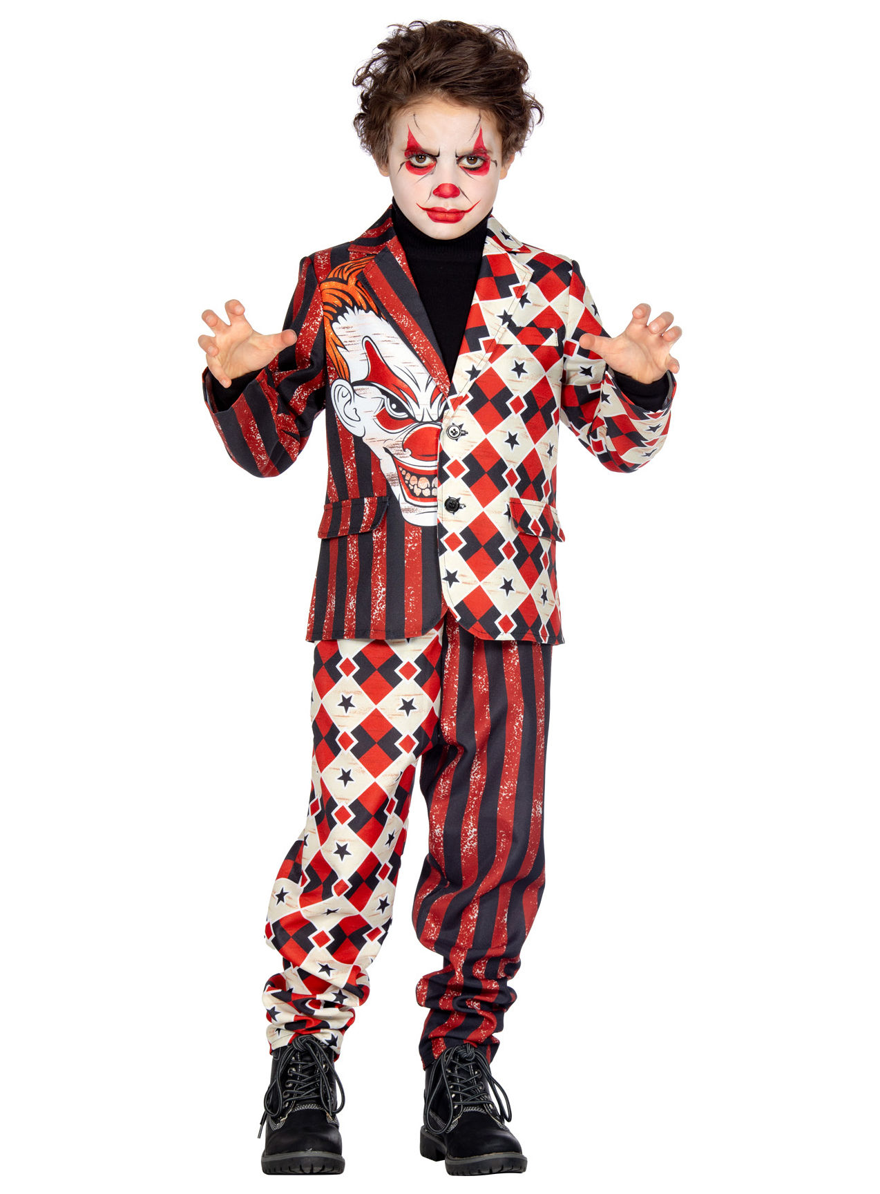 Halloween-clownkostuum voor kinderen