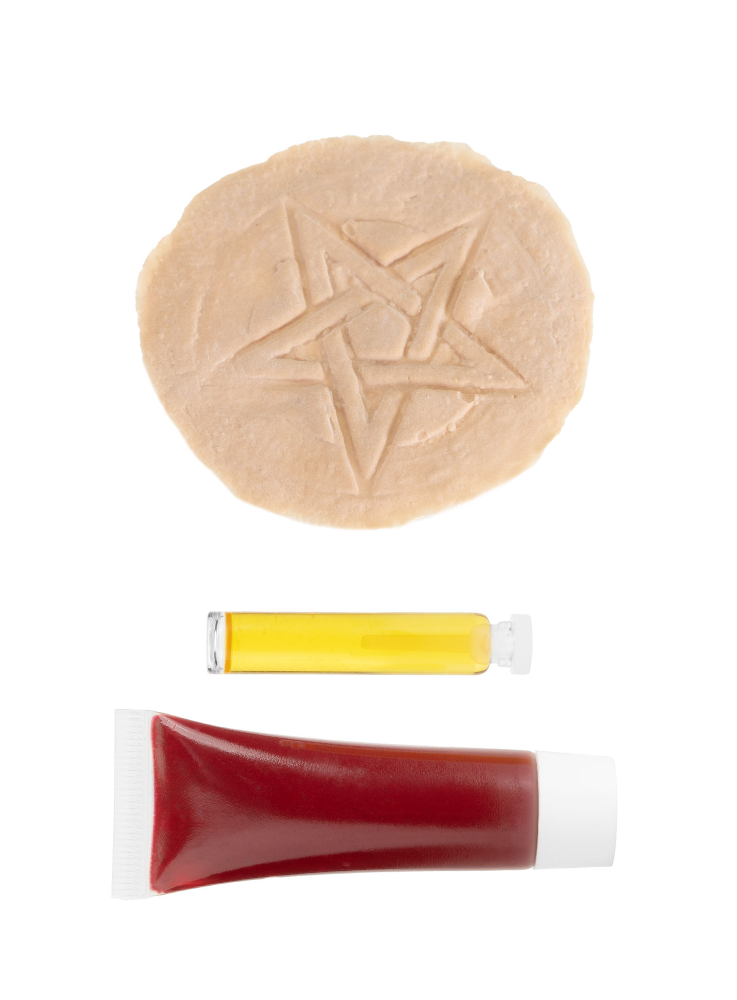 Pentagramm Wunde Latexapplikation