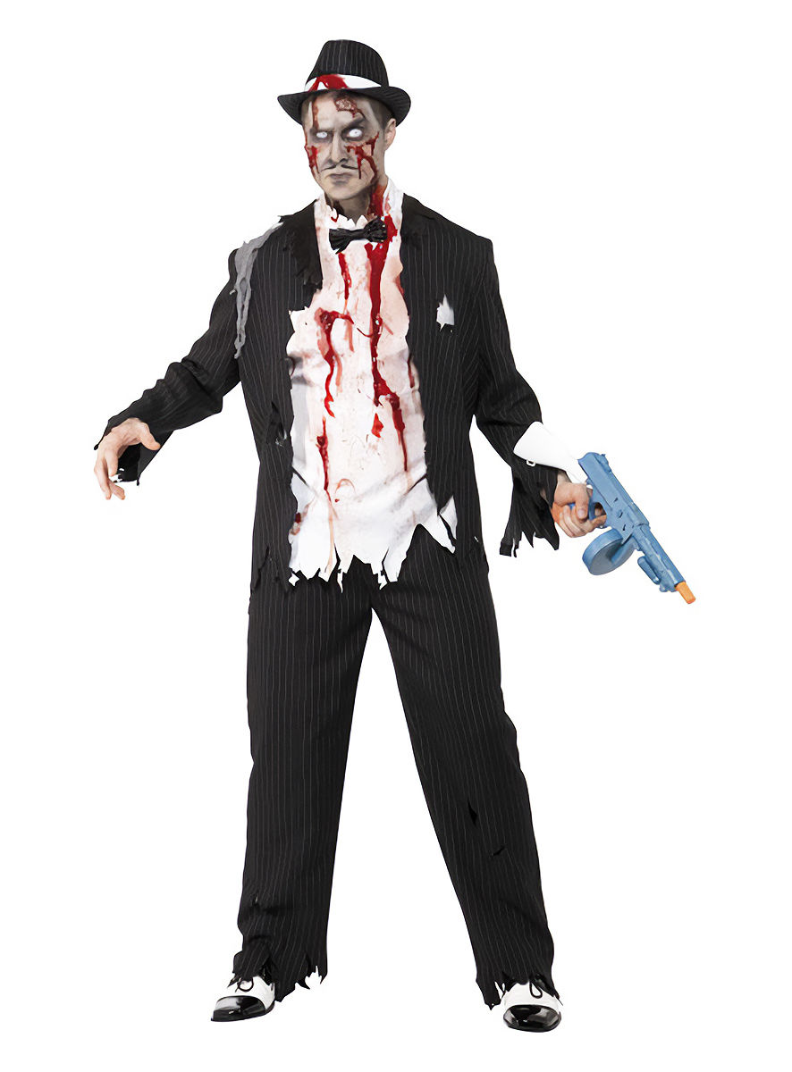 Zombie Gangster Kostüm