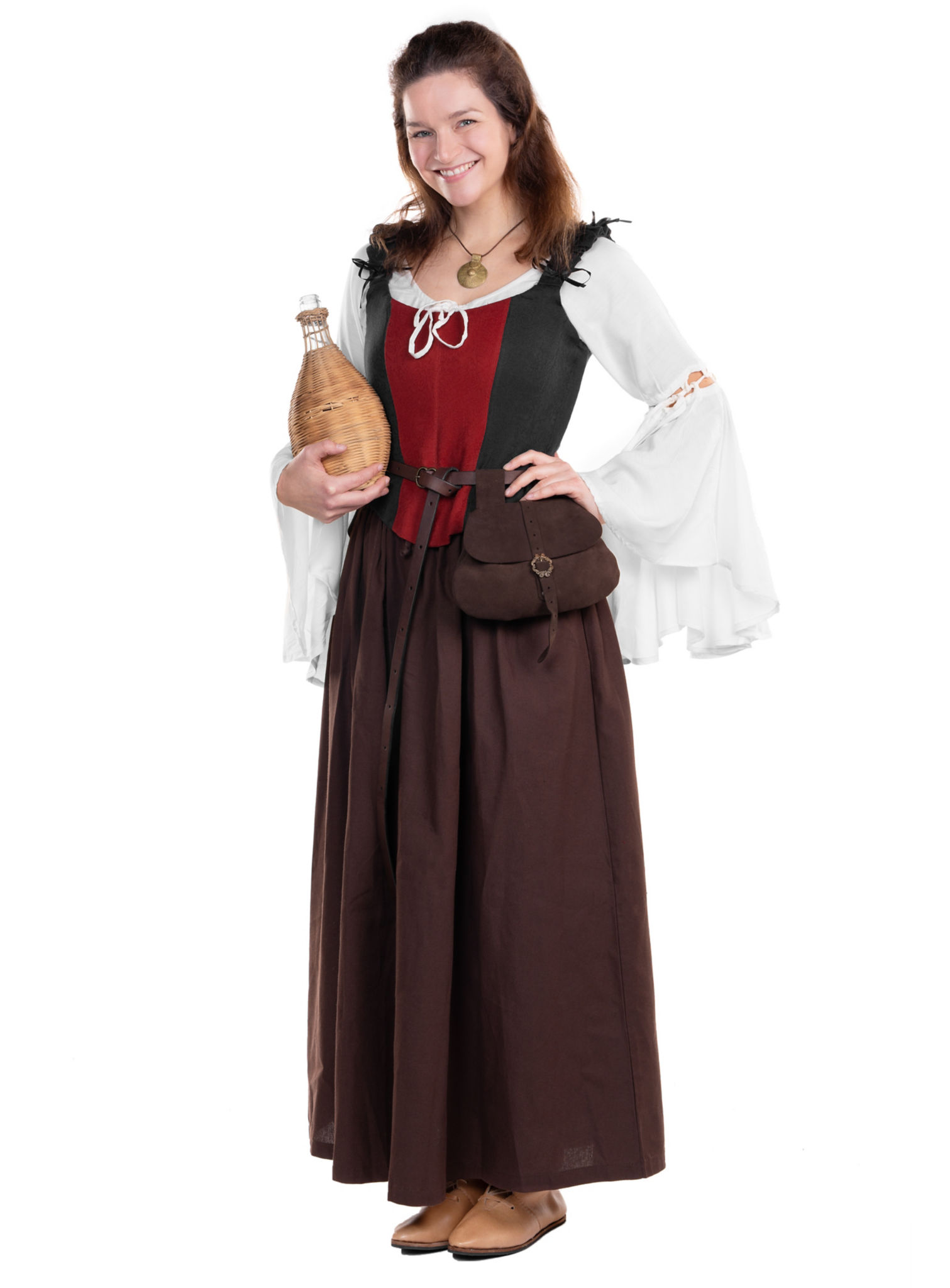 Mittelaltercorsage mit Stäbchen - Margot