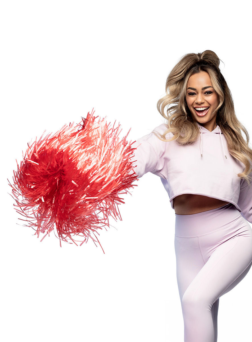 Cheerleader Pom-Pom rood