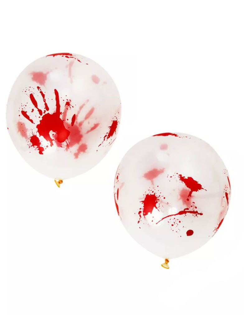 Blutige Luftballons 8 Stück