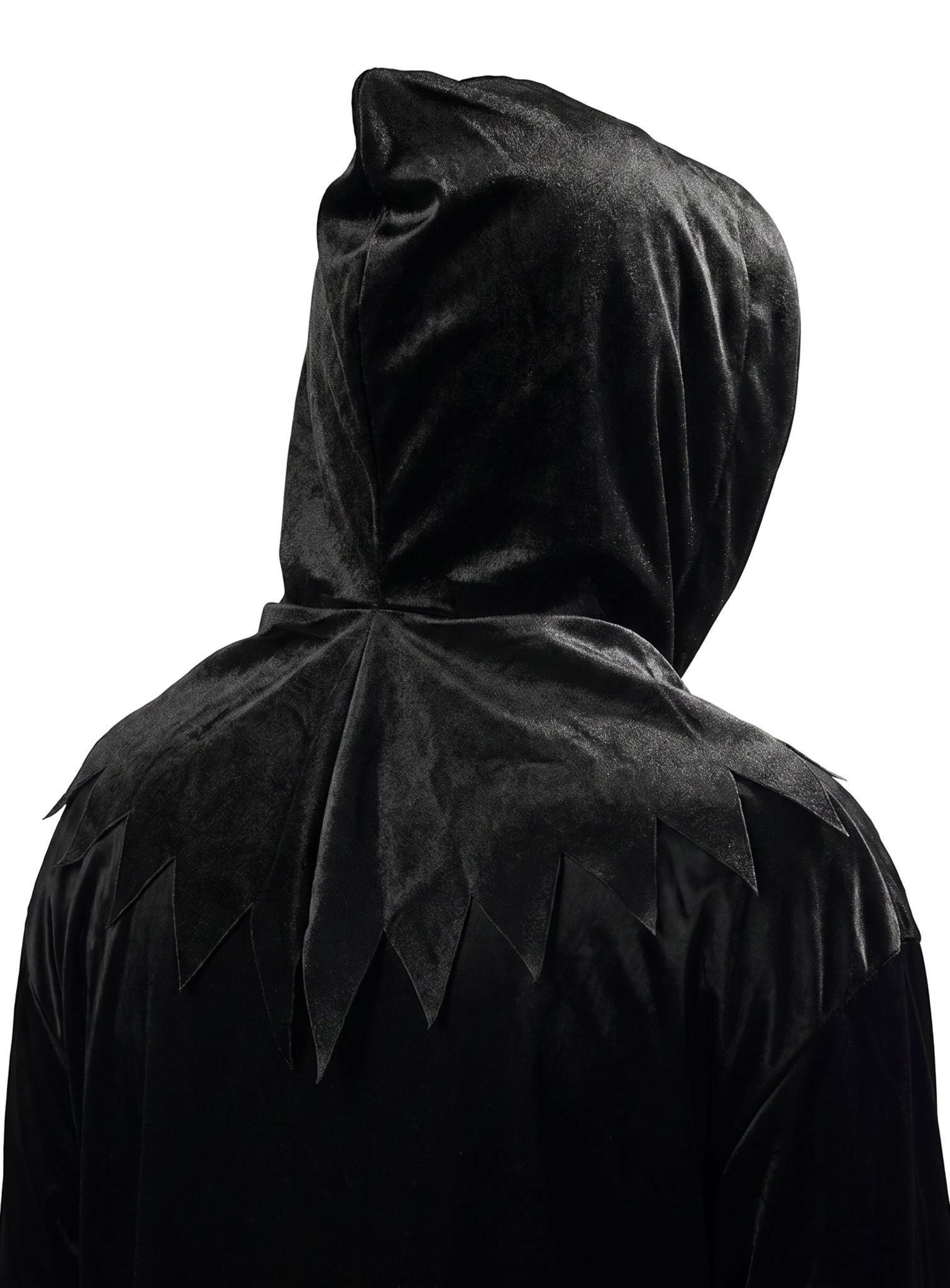 Geistermaske schwarz-schwarz