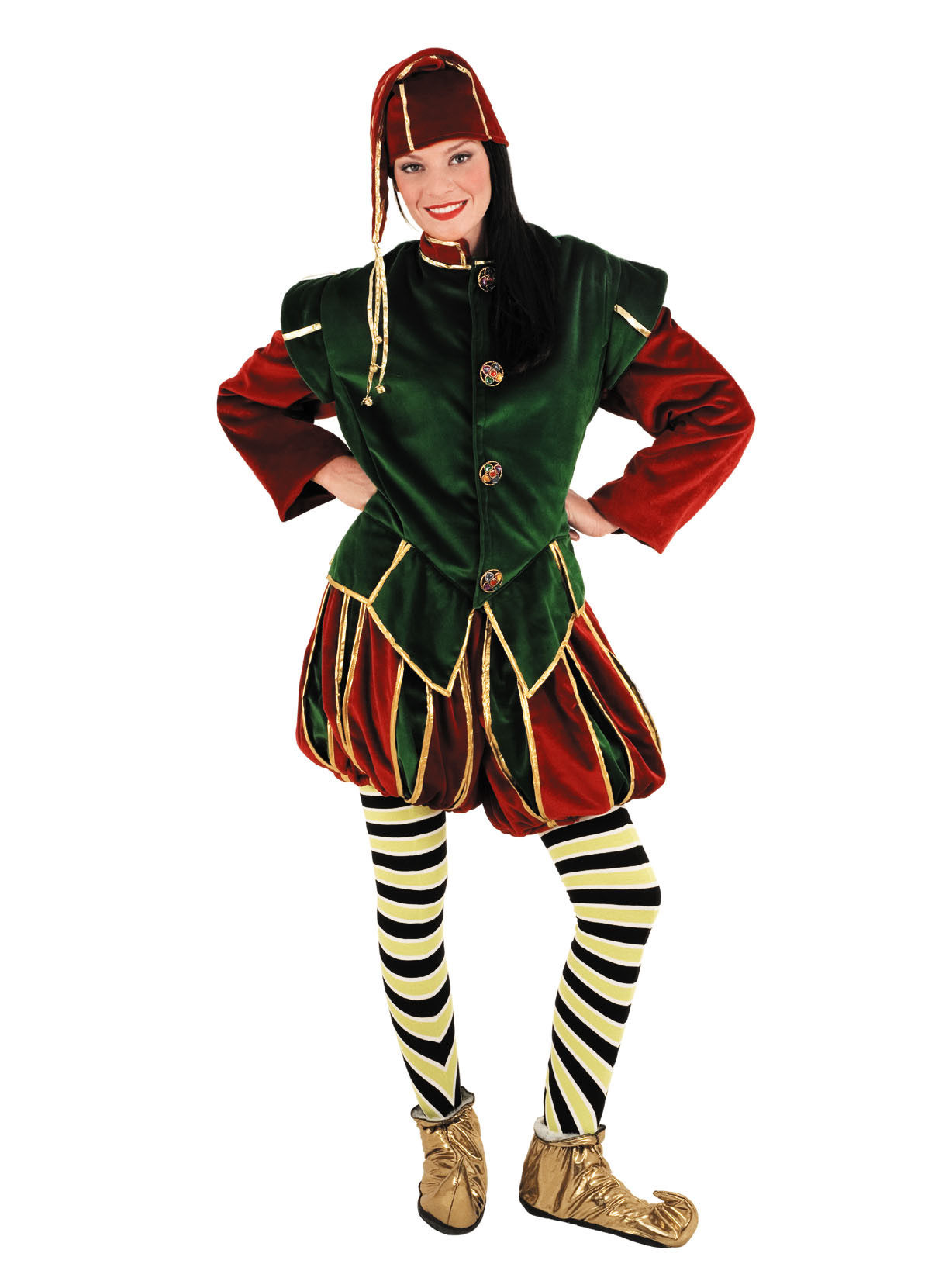 Weihnachtselfe Kostüm für Frauen