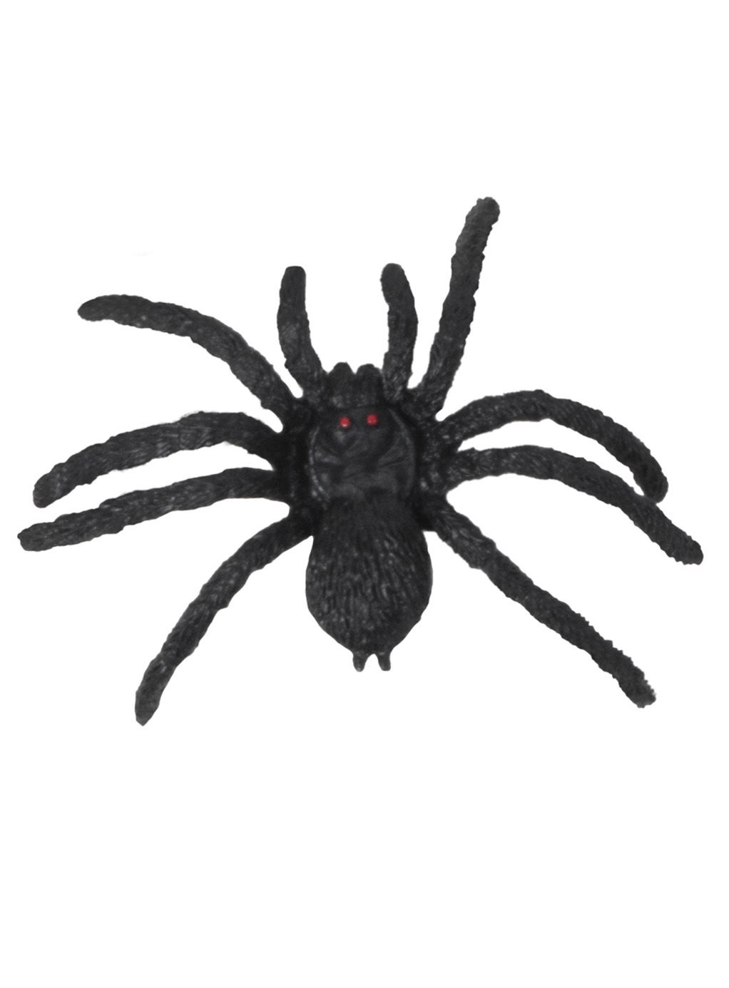 Schwarze Spinnen Halloween Deko 12 Stück