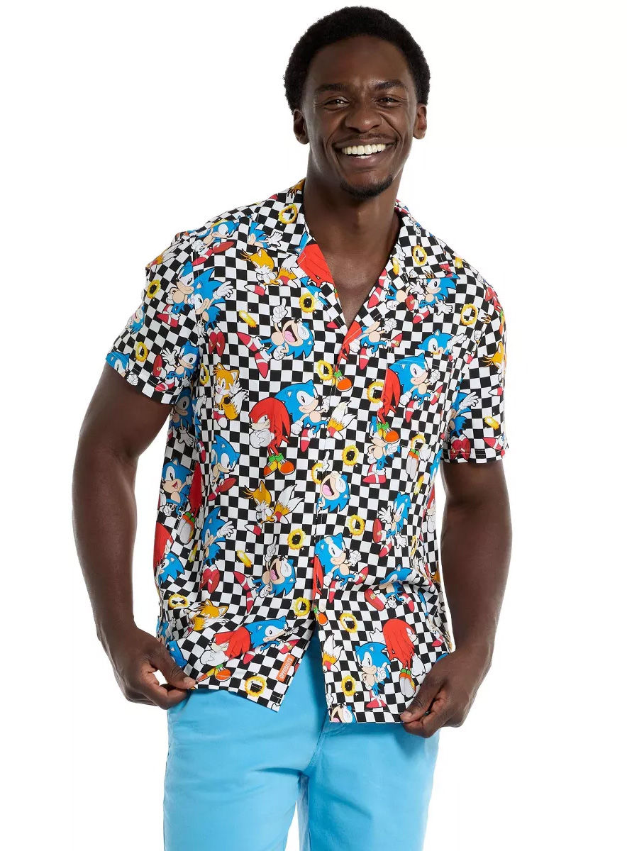 OppoSuits Sonic Retro Rings Hawaiishirt
