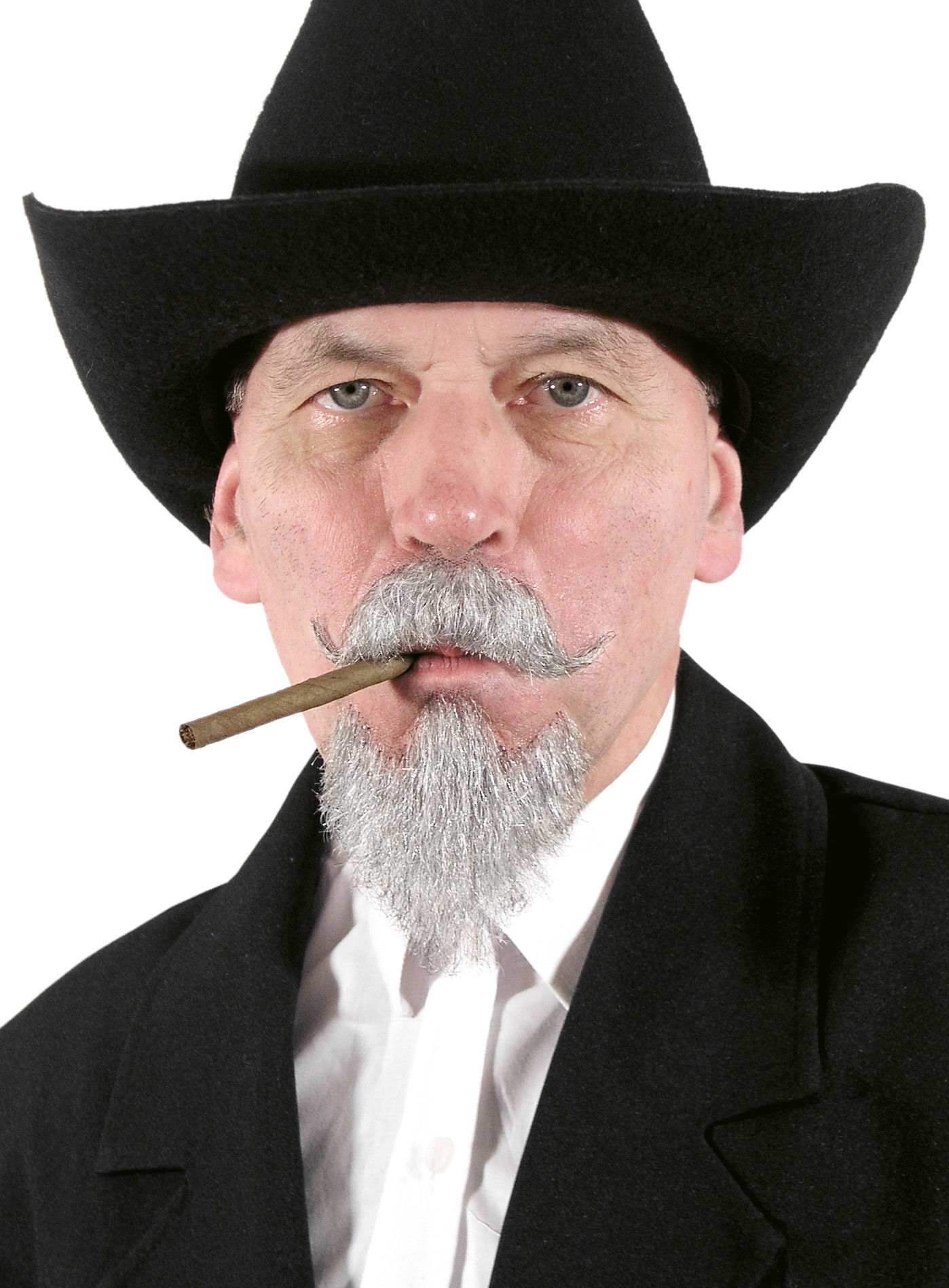 Schnurrbart Wilhelm mit Echthaar