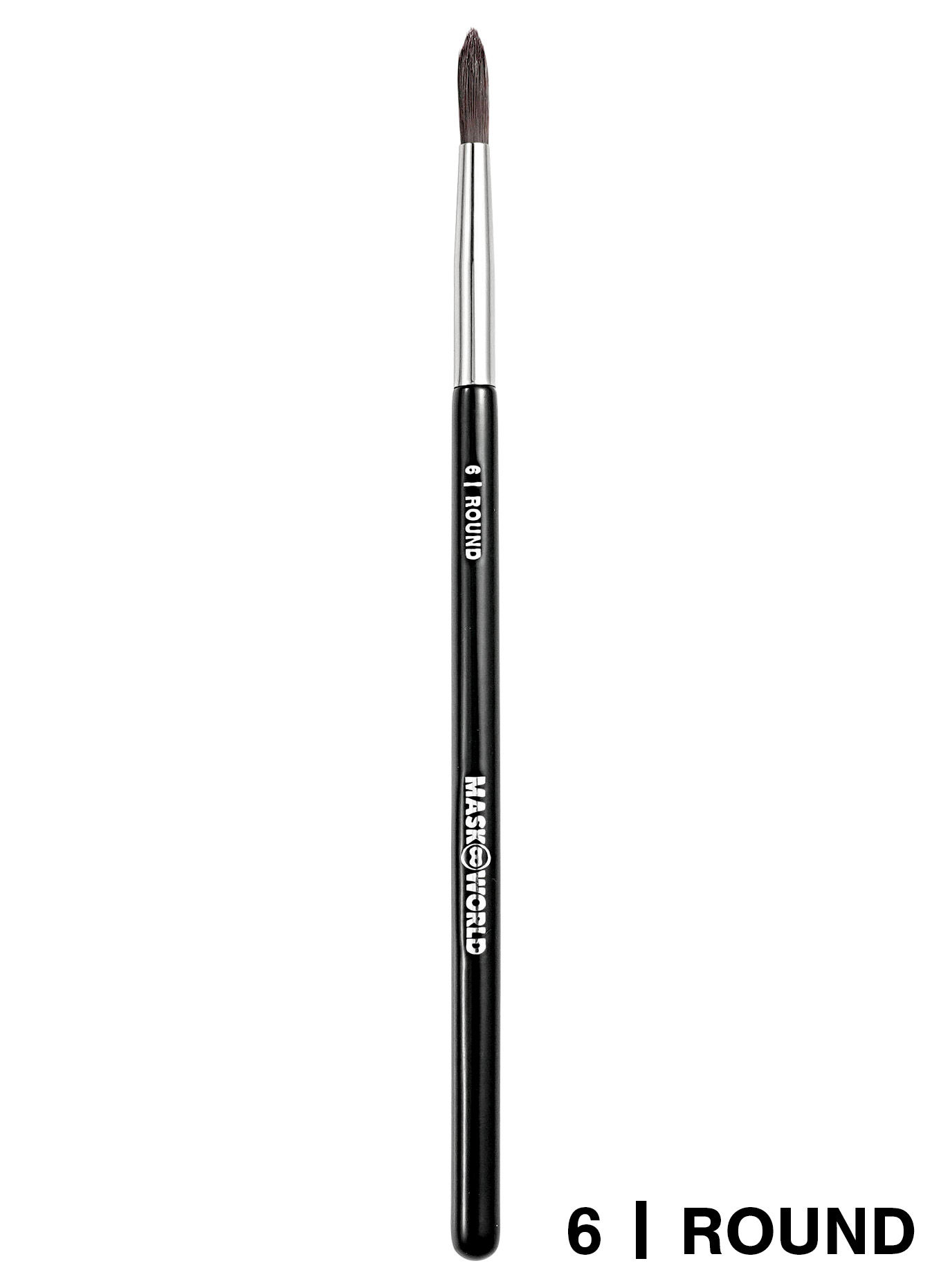 Schminkpinsel rund spitz groß - 6 ROUND