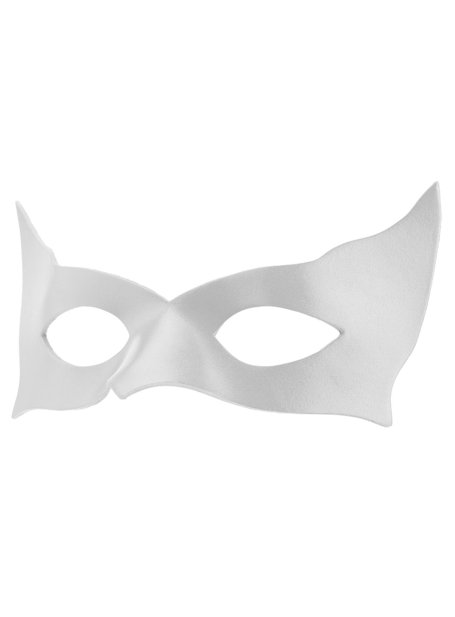 Colombina Incognito weiß Venezianische Ledermaske