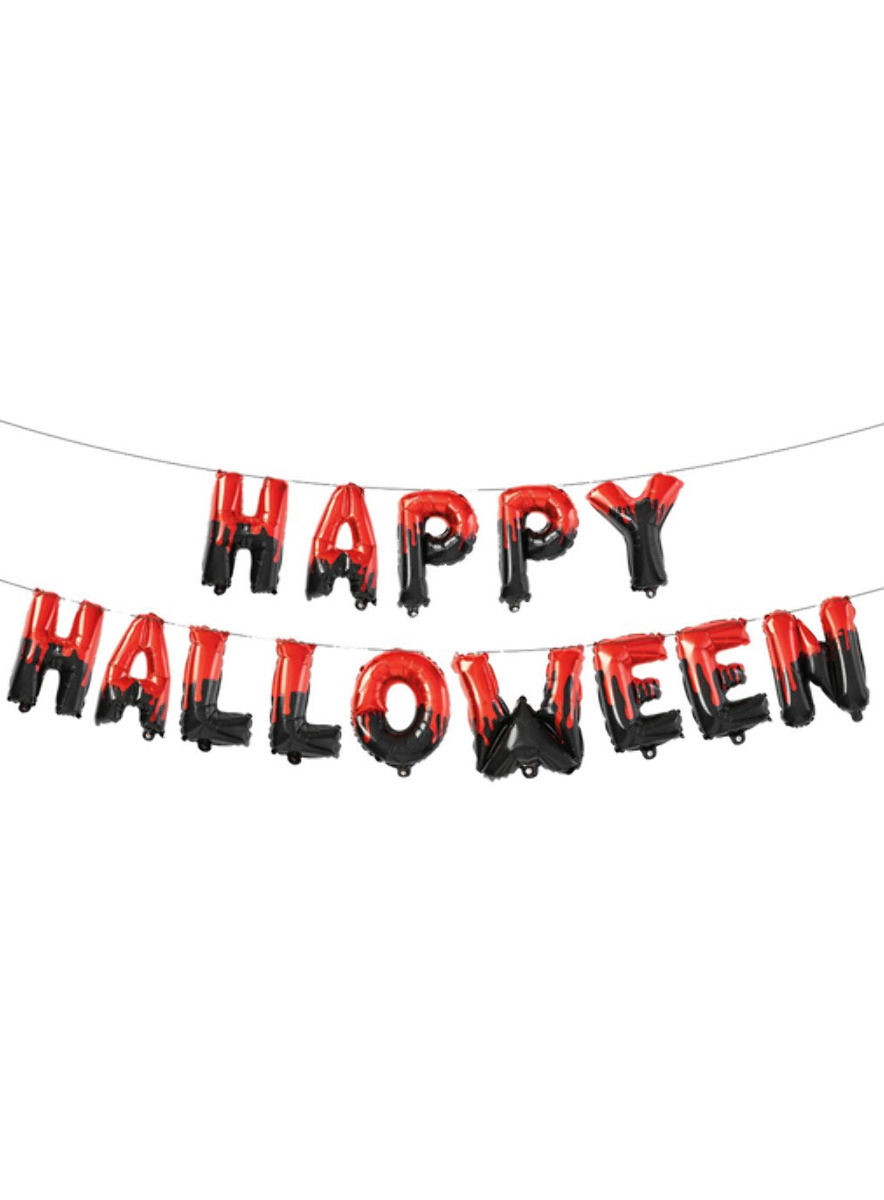 Happy Halloween Folienballongirlande