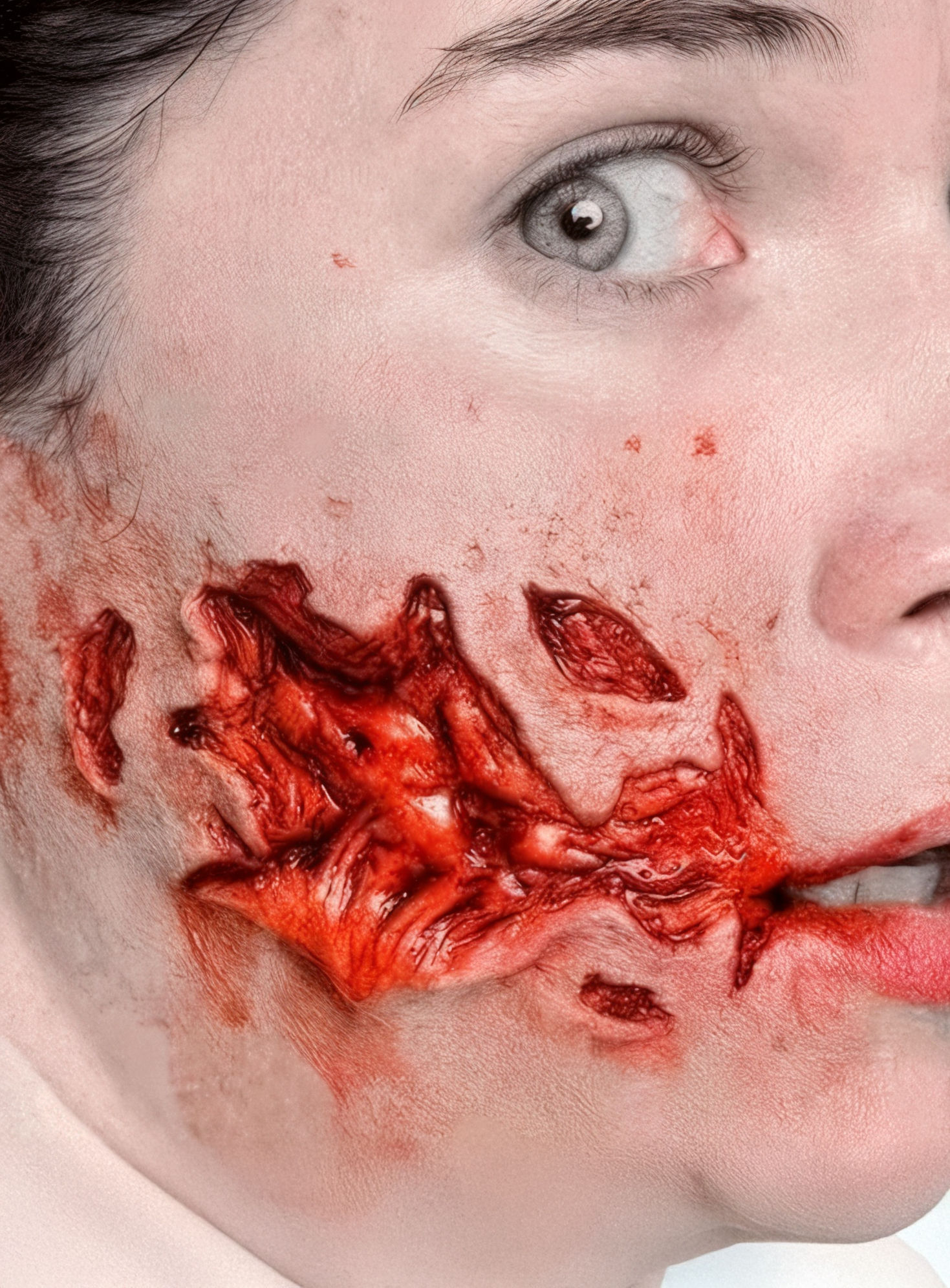 Klaffende Wunde 3D FX Transfers