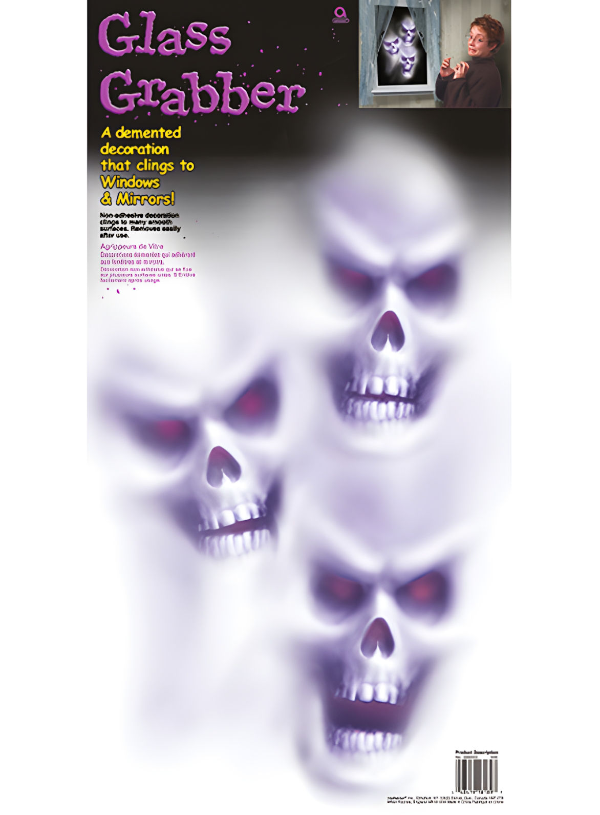 Höllengeister'-raamstickers – Halloween-decoratie 61 x 30 cm