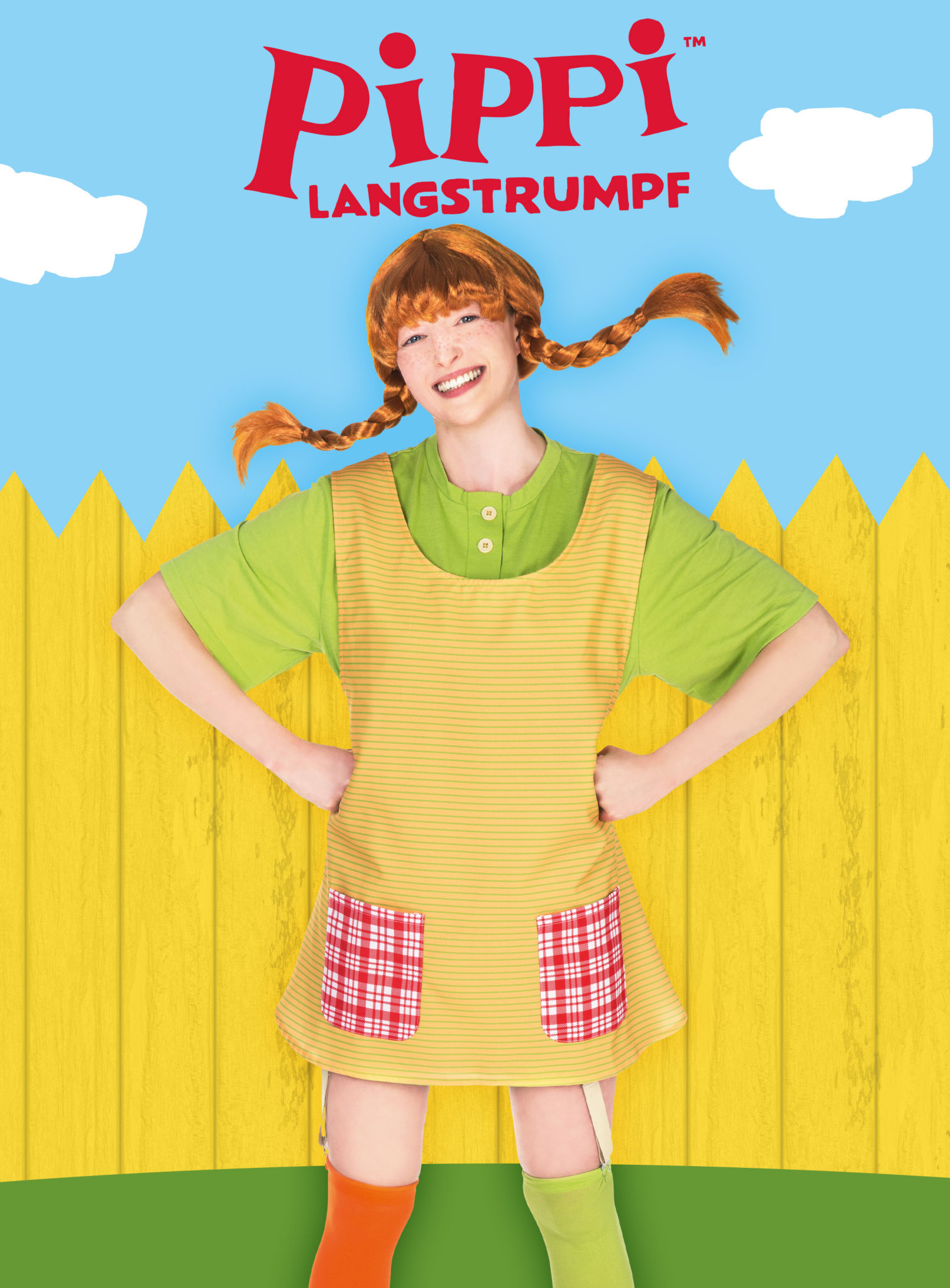 Pippi Langstrumpf Kostüm für Damen