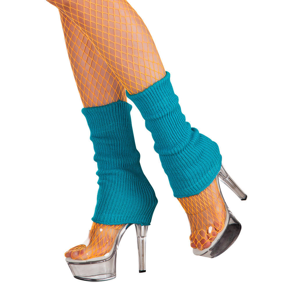 Retro-Beinstulpen hellblau