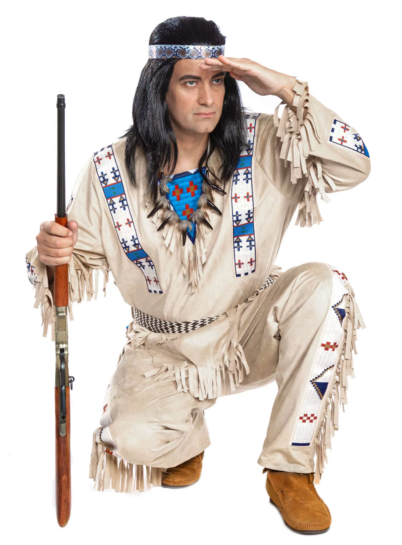 Winnetou Kostüm Indianer Kostüm für Herren