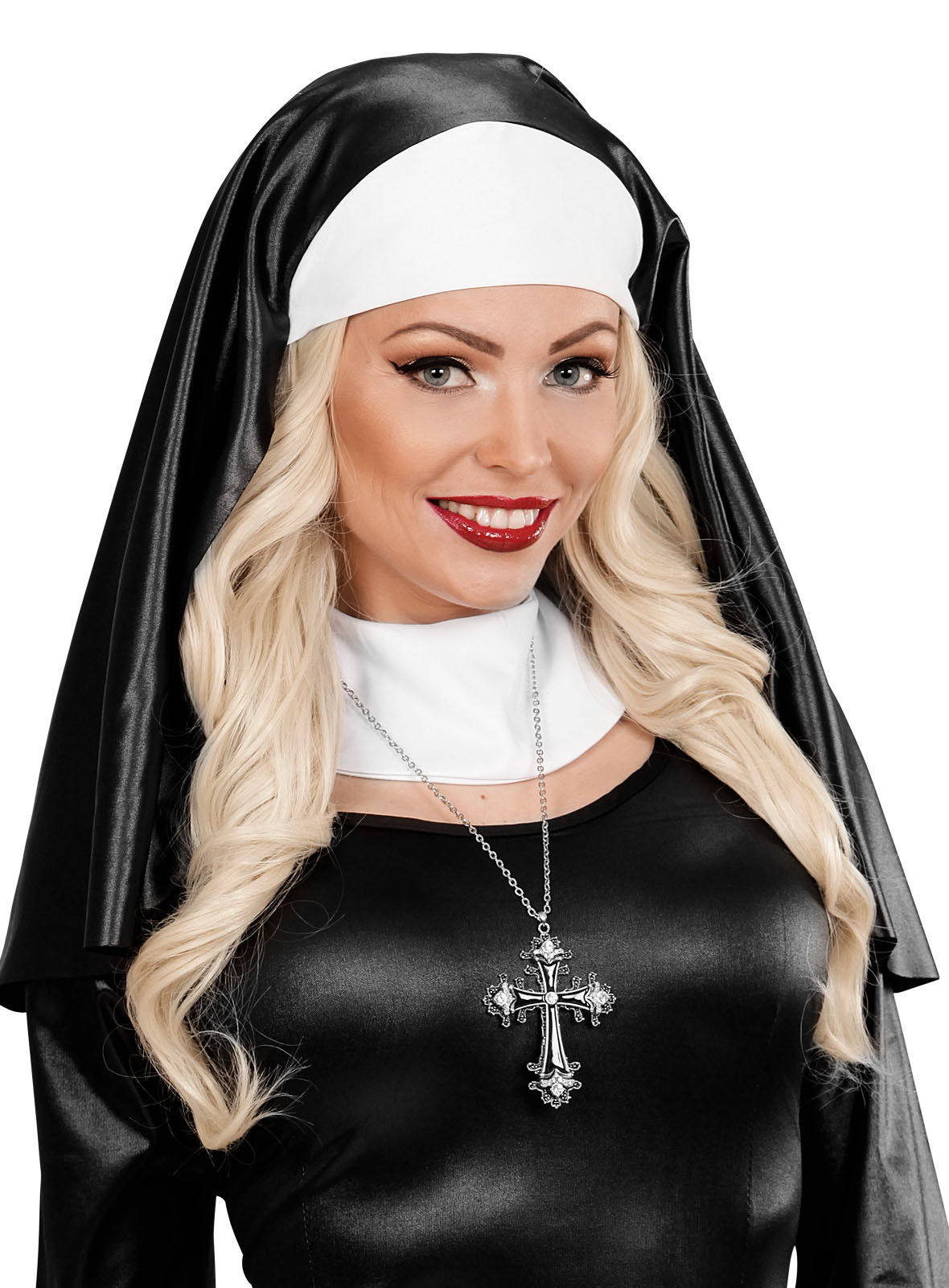 Schwarzes Kreuz Halskette