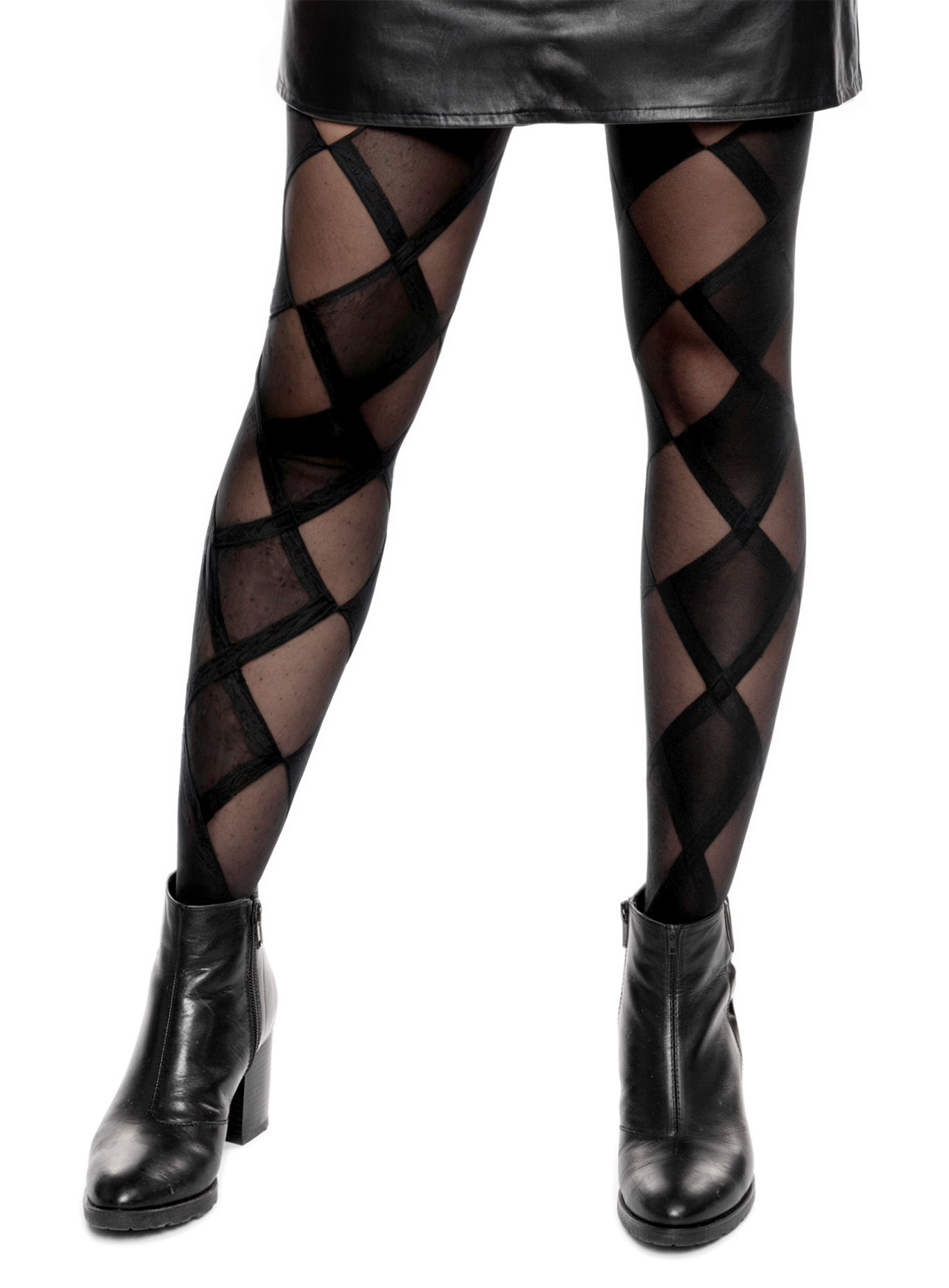 Harlekin Strumpfhose Gaga