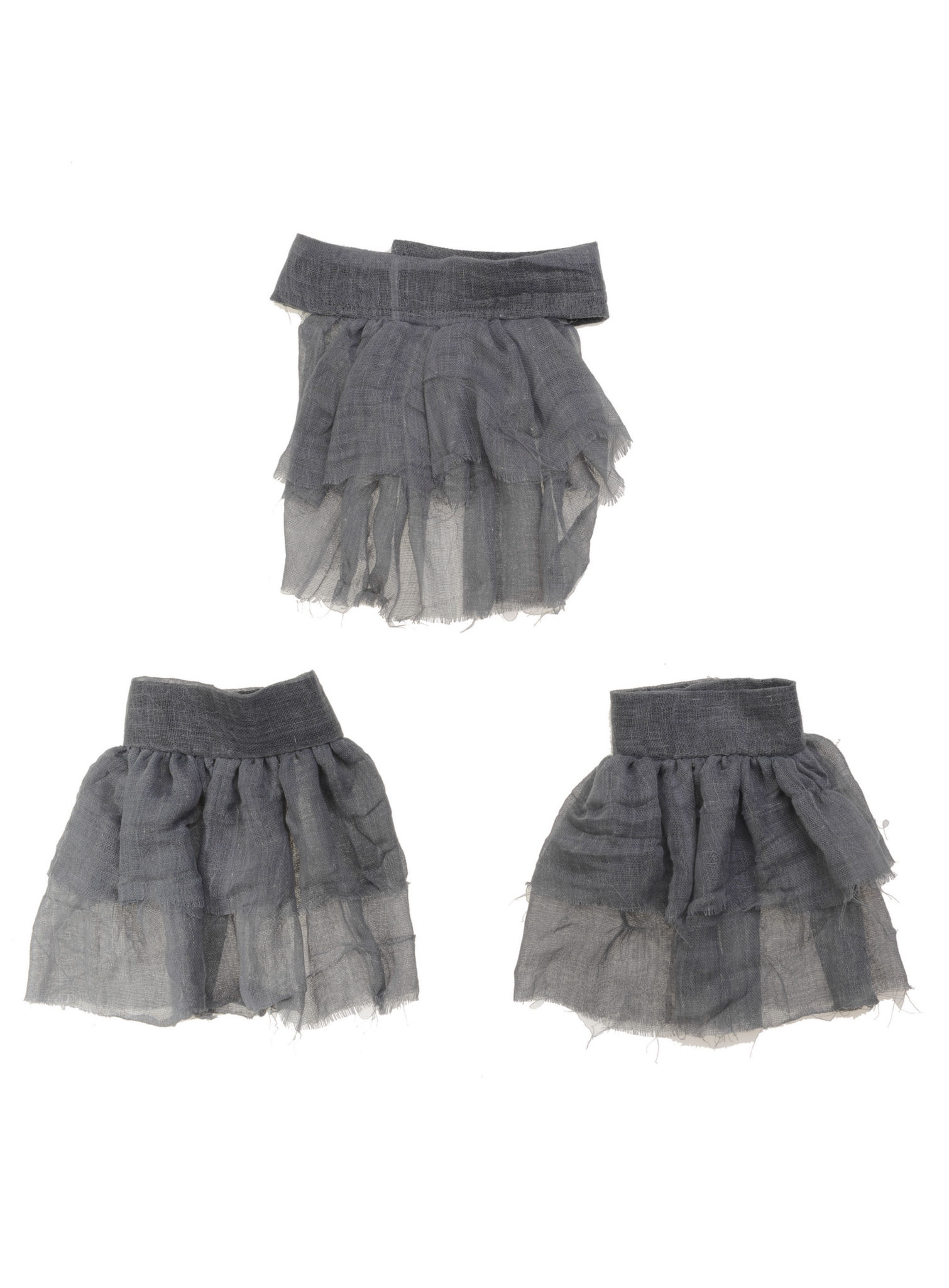 Geister Jabot mit Manschetten