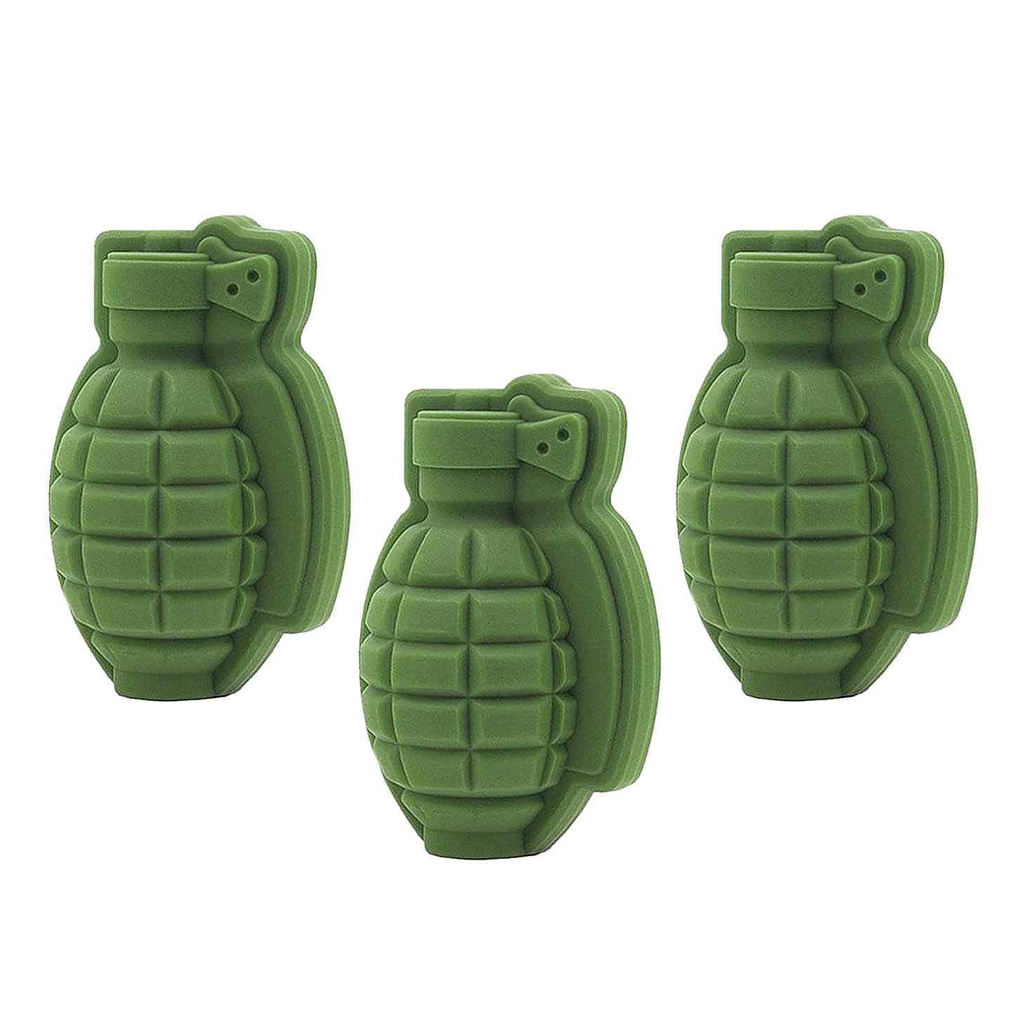 Handgranate Silikonform für Eiswürfel und zum Backen 9 cm