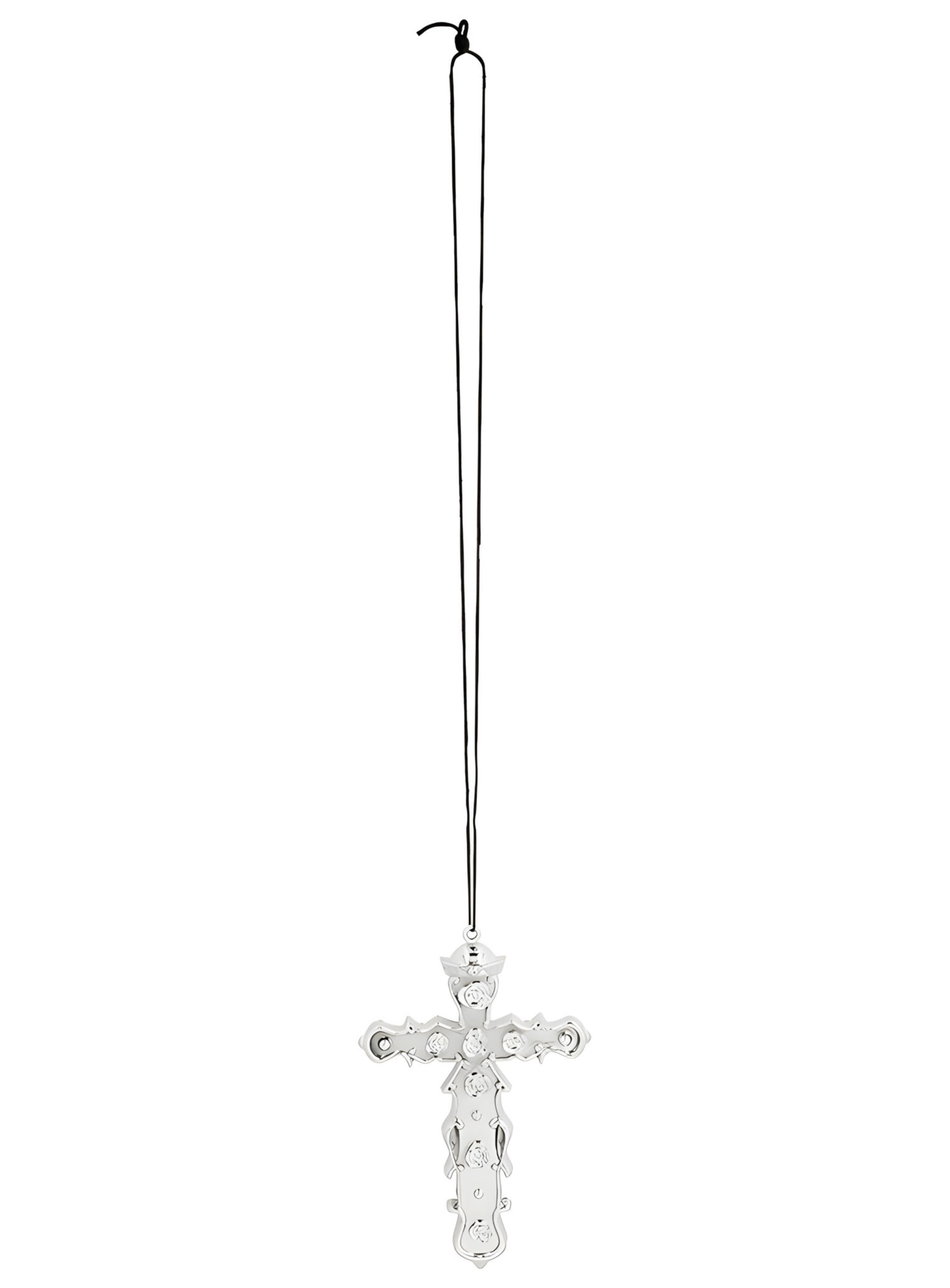 Ketting met priesterkruis, zilver