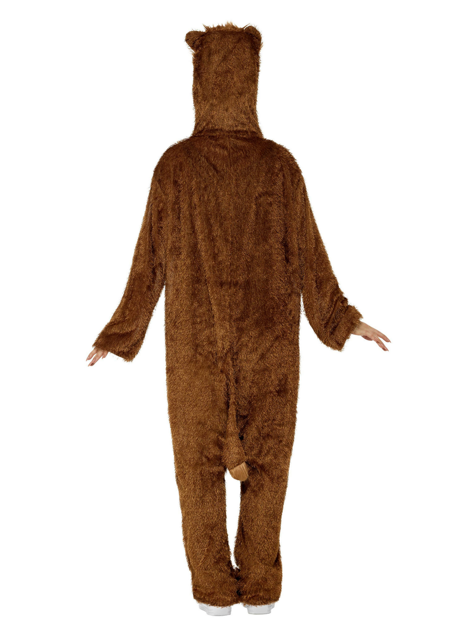 Pluizige leeuw hoodie onesie kostuum