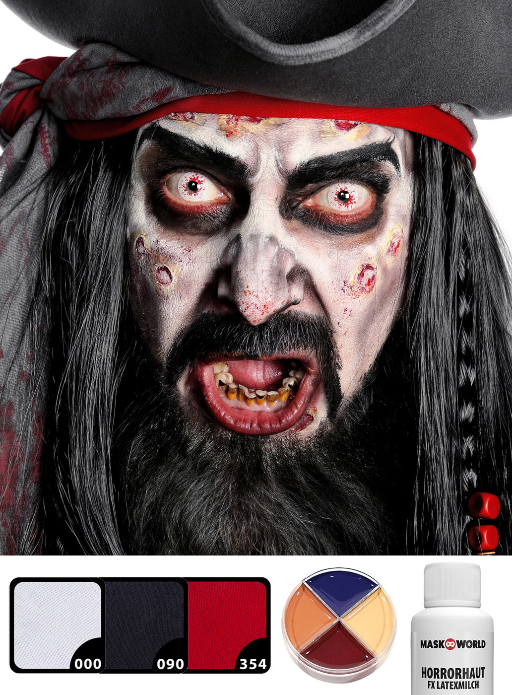 Make-up Set Zombie Pirat