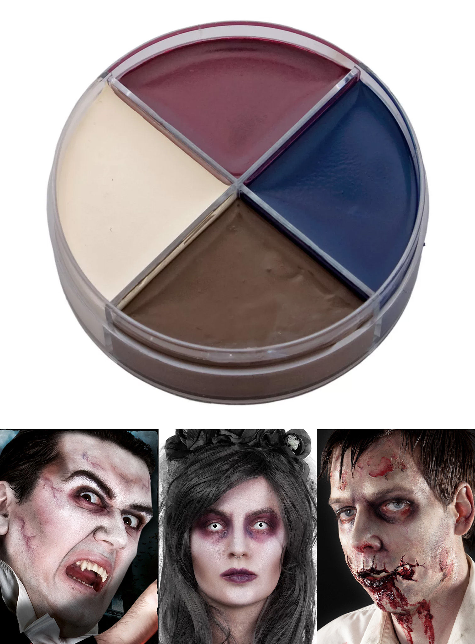 Creme Schminke Leiche Make-up 4-Farben 15ml