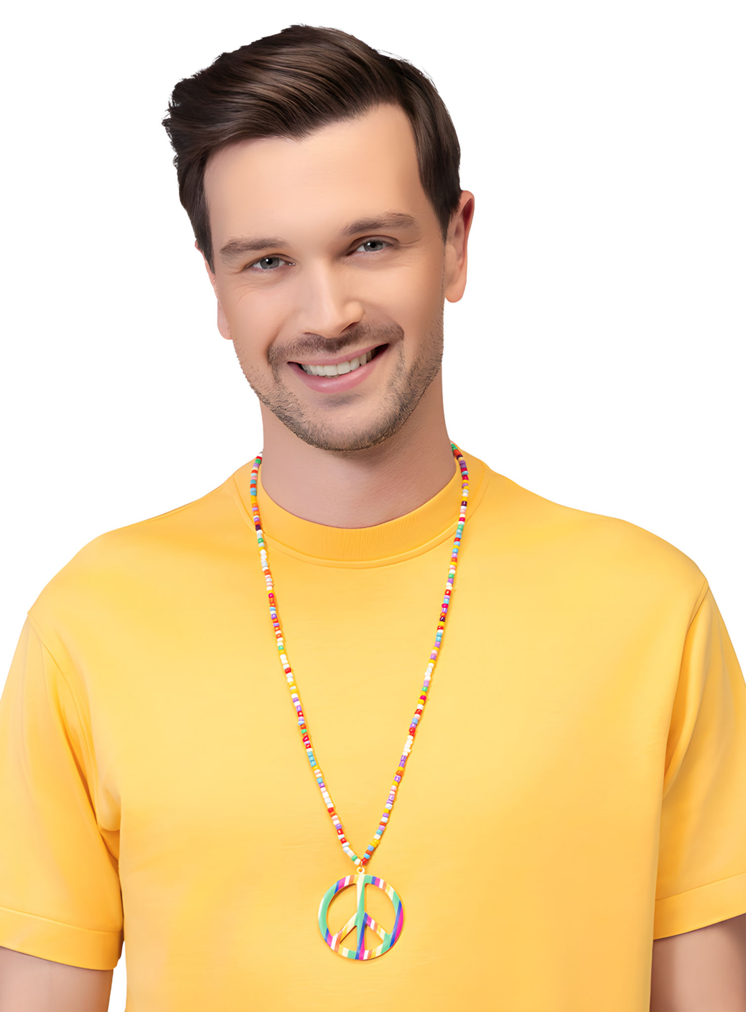 Regenbogen Peace Kette