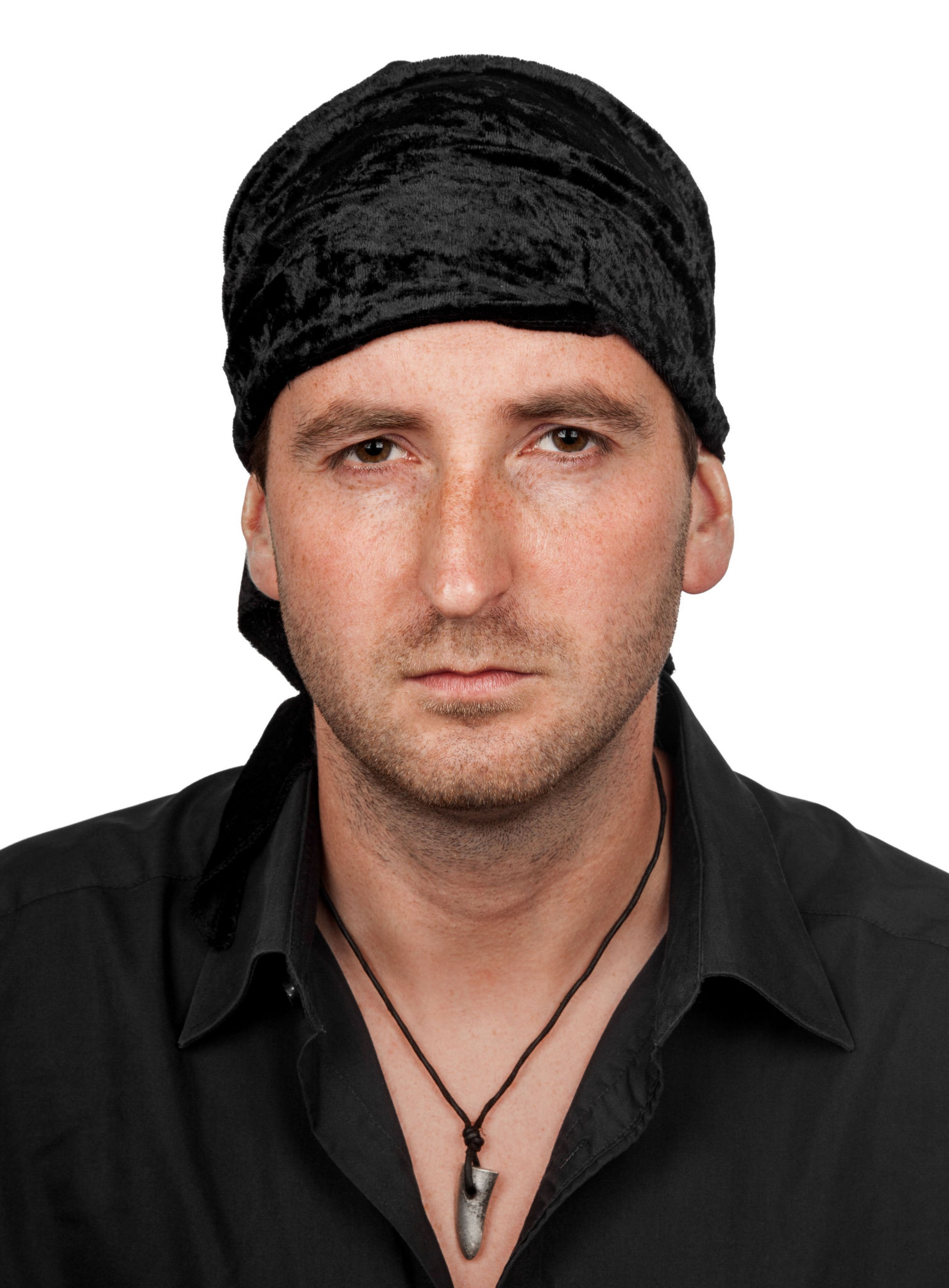 Kopftuch Pirat schwarz