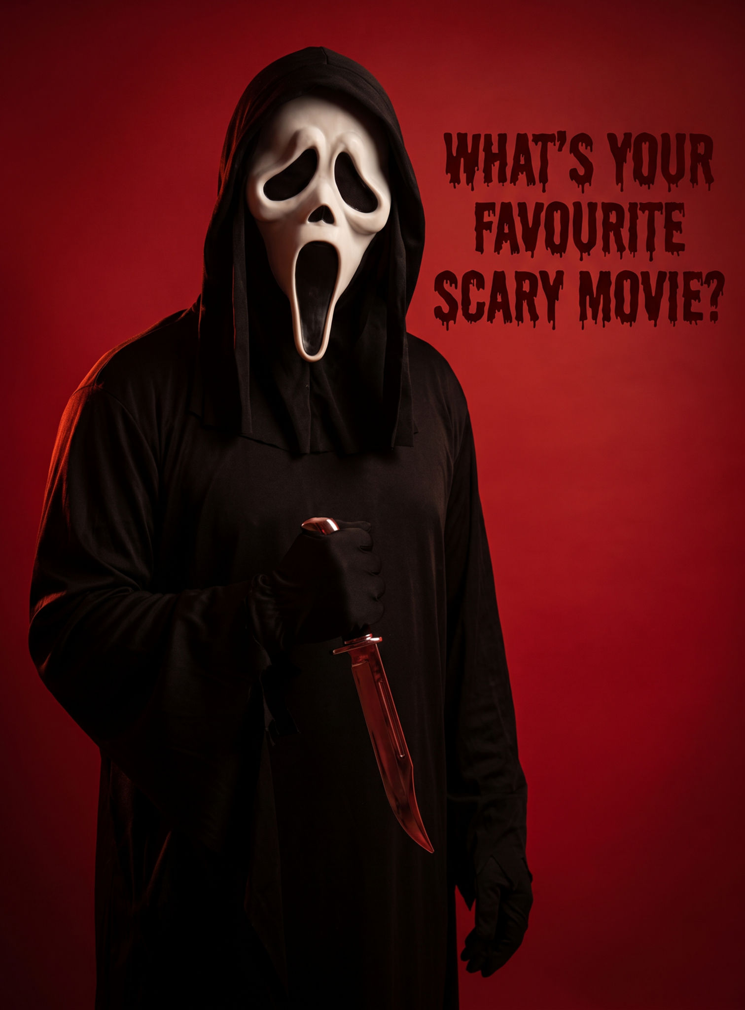 Scream - Ghostface Set mit Stimmenverzerrer