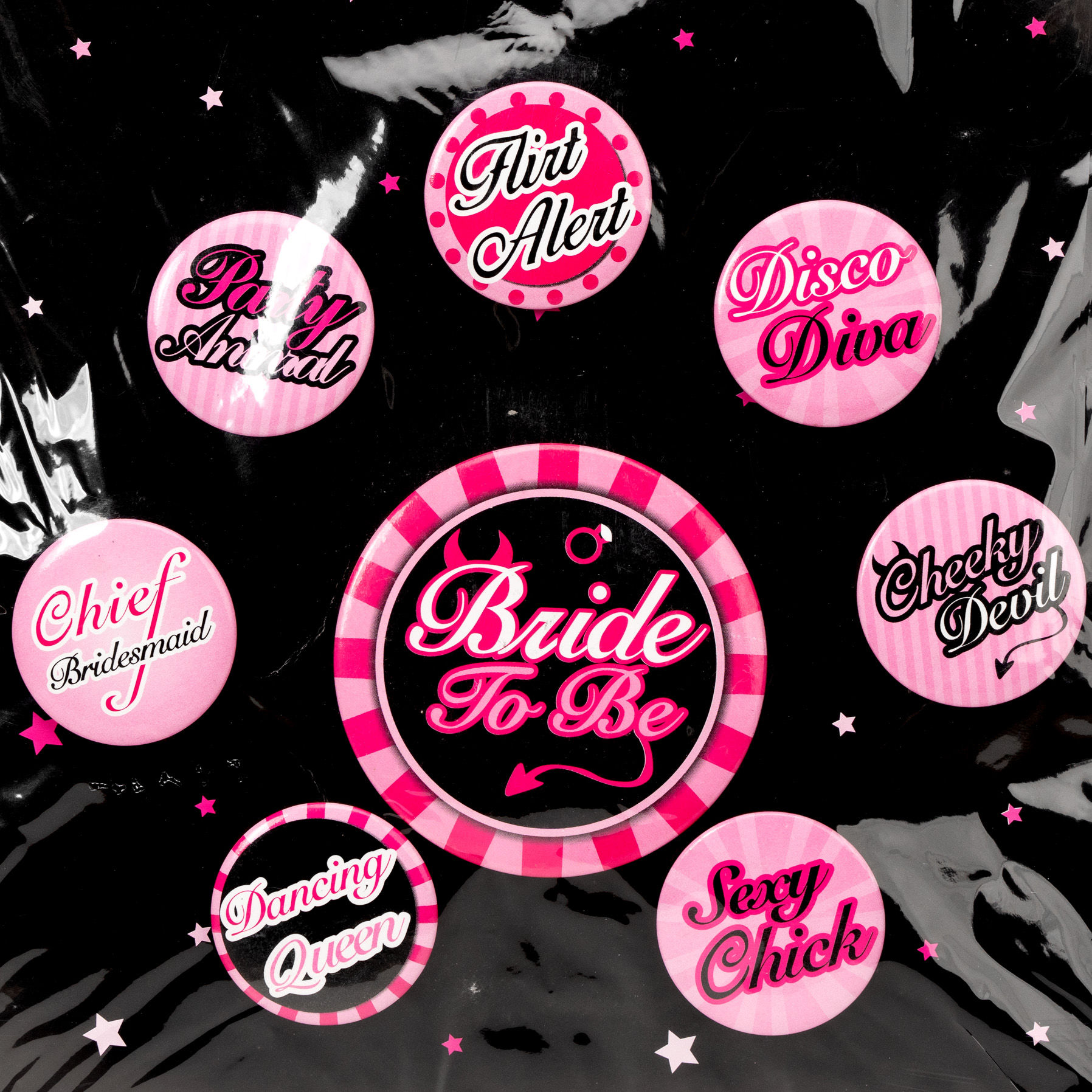 Brautparty Button-Set