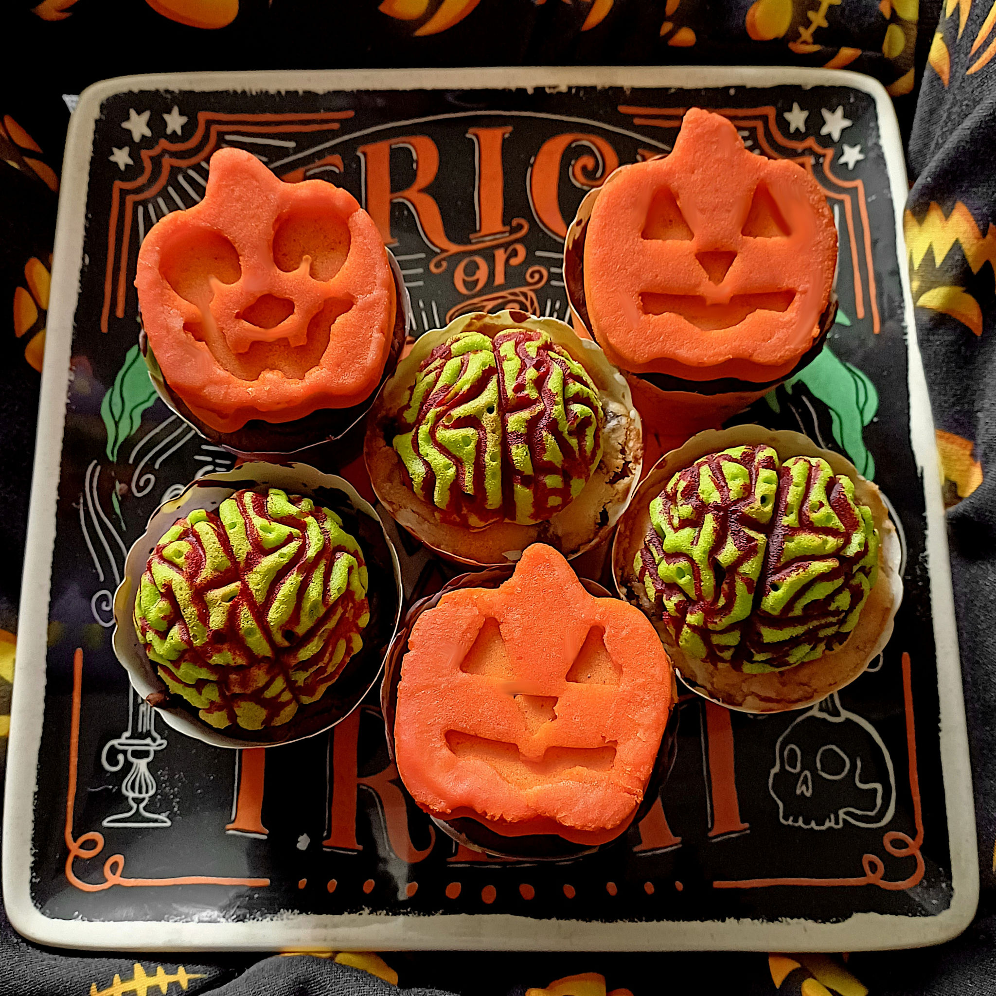 Kürbis Muffins Silikonform für kleine Kuchen, Kekse, Schokolade und zum Backen 6-fach