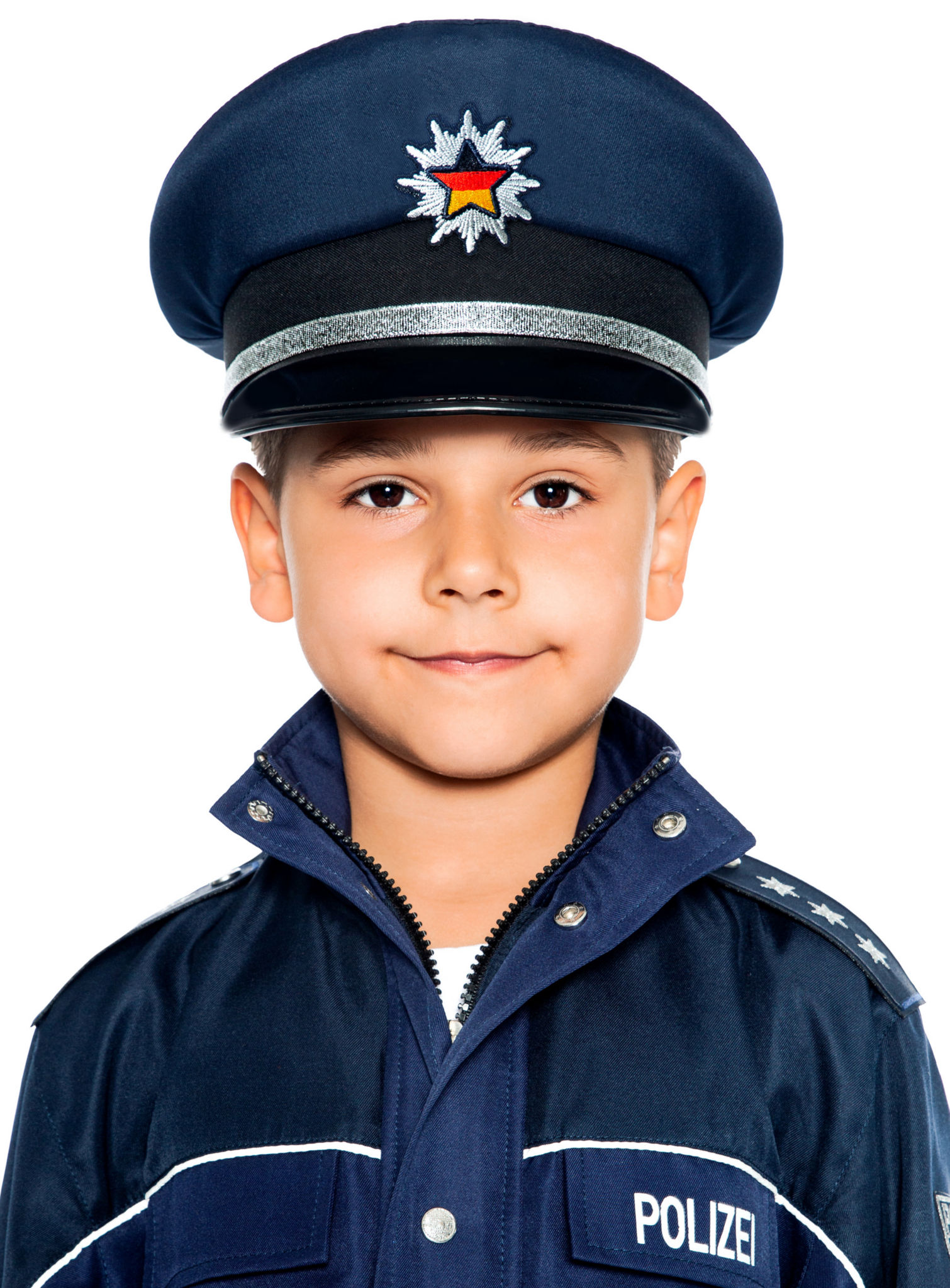 Polizeihut für Kinder blau