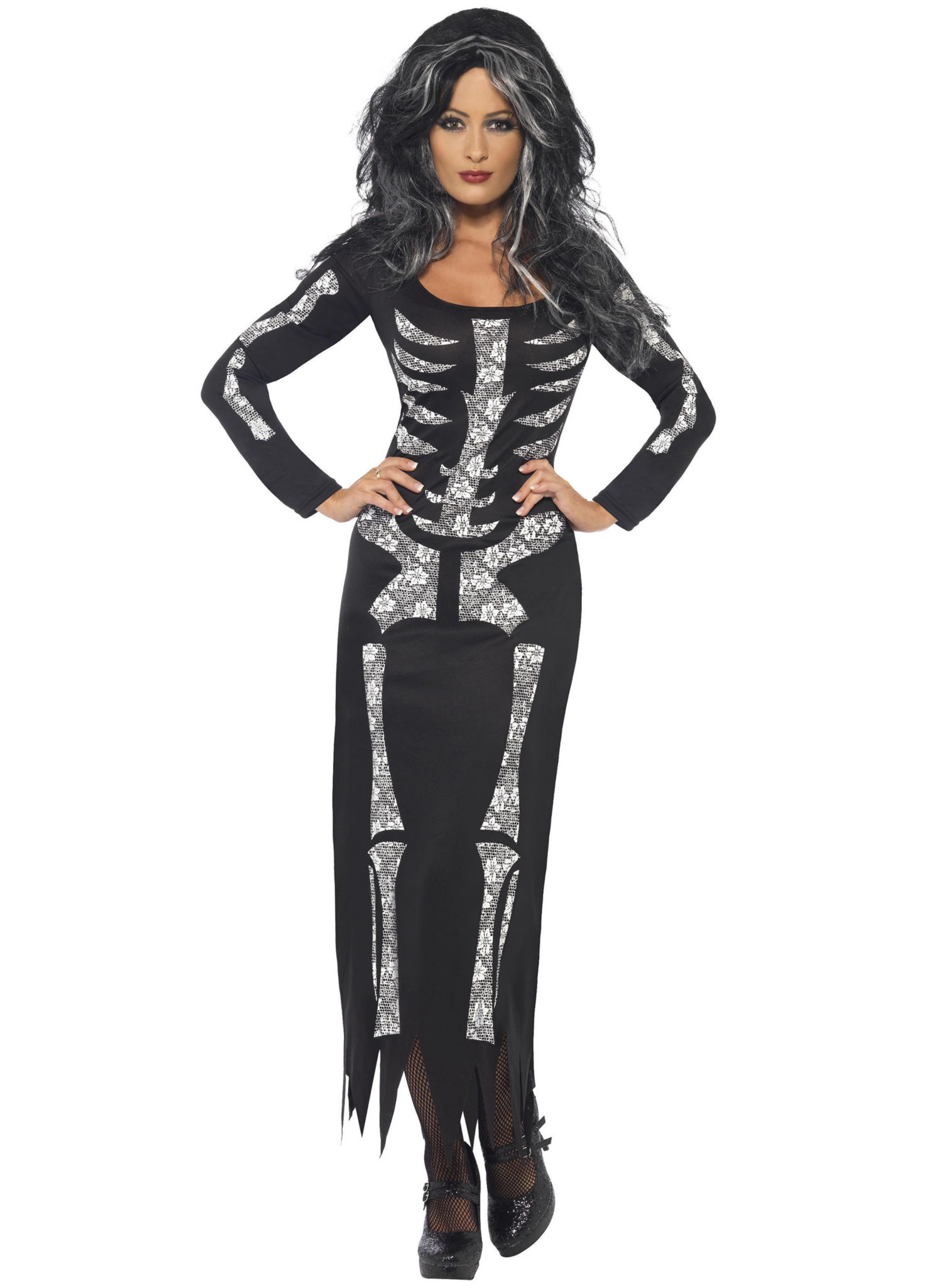 Knöchellanges Knochenkleid