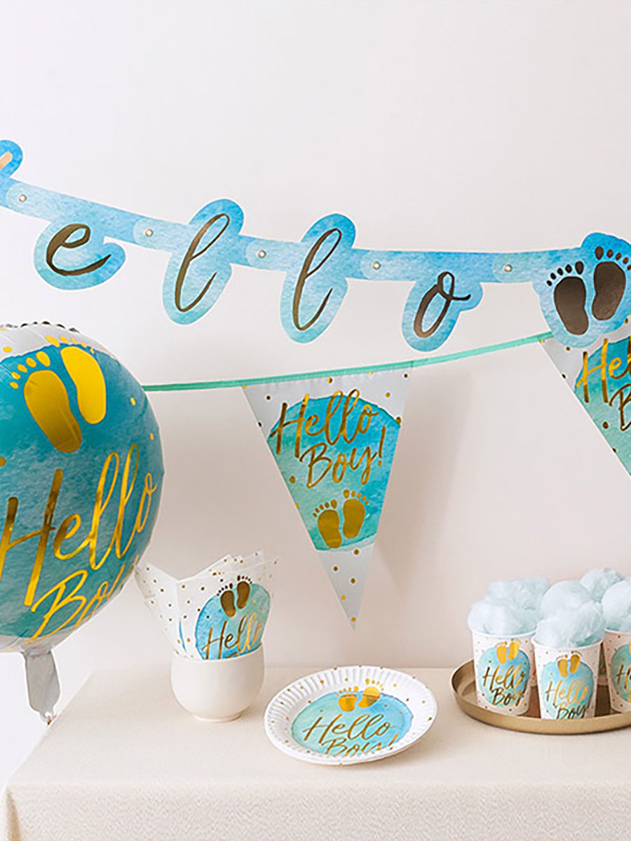 Hello Boy! Buchstabengirlande 140 cm