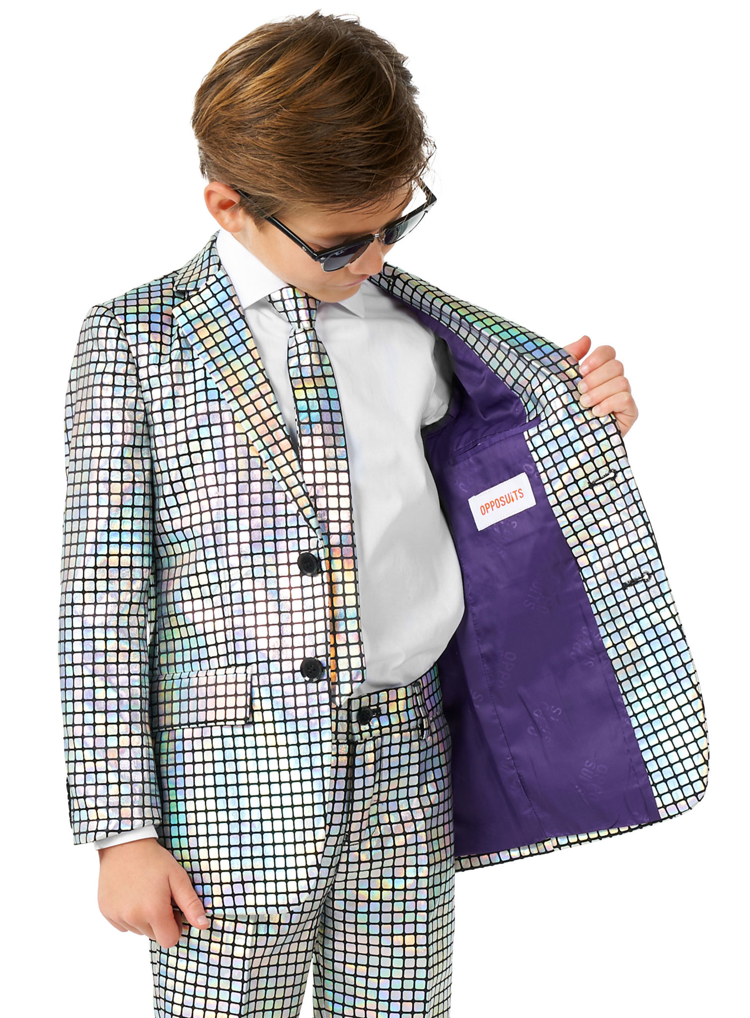 OppoSuits Boys Discoballer Anzug für Kinder
