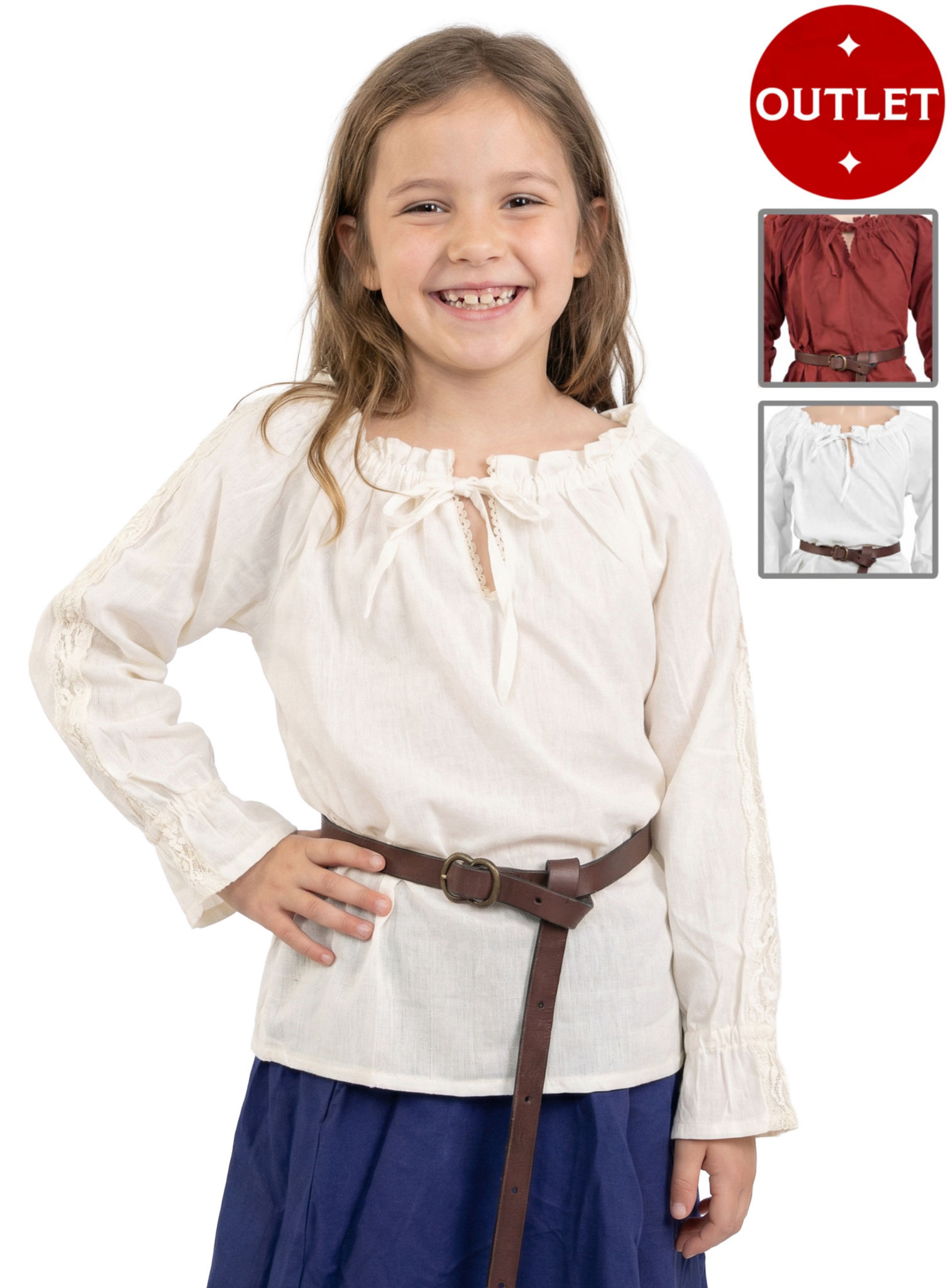 Mittelalter Kinderbluse - Grace