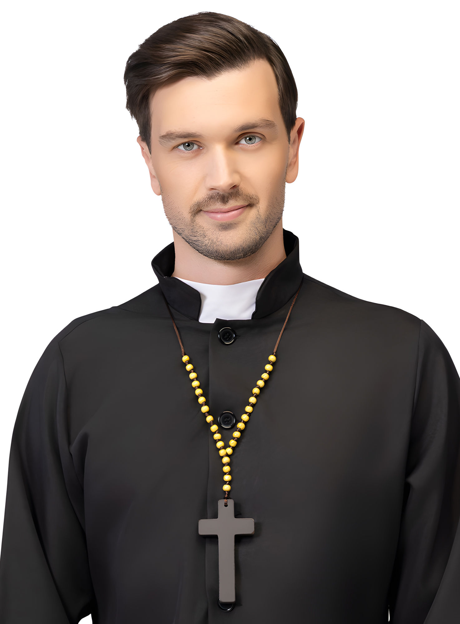 Kreuzkette mit Holzkreuz