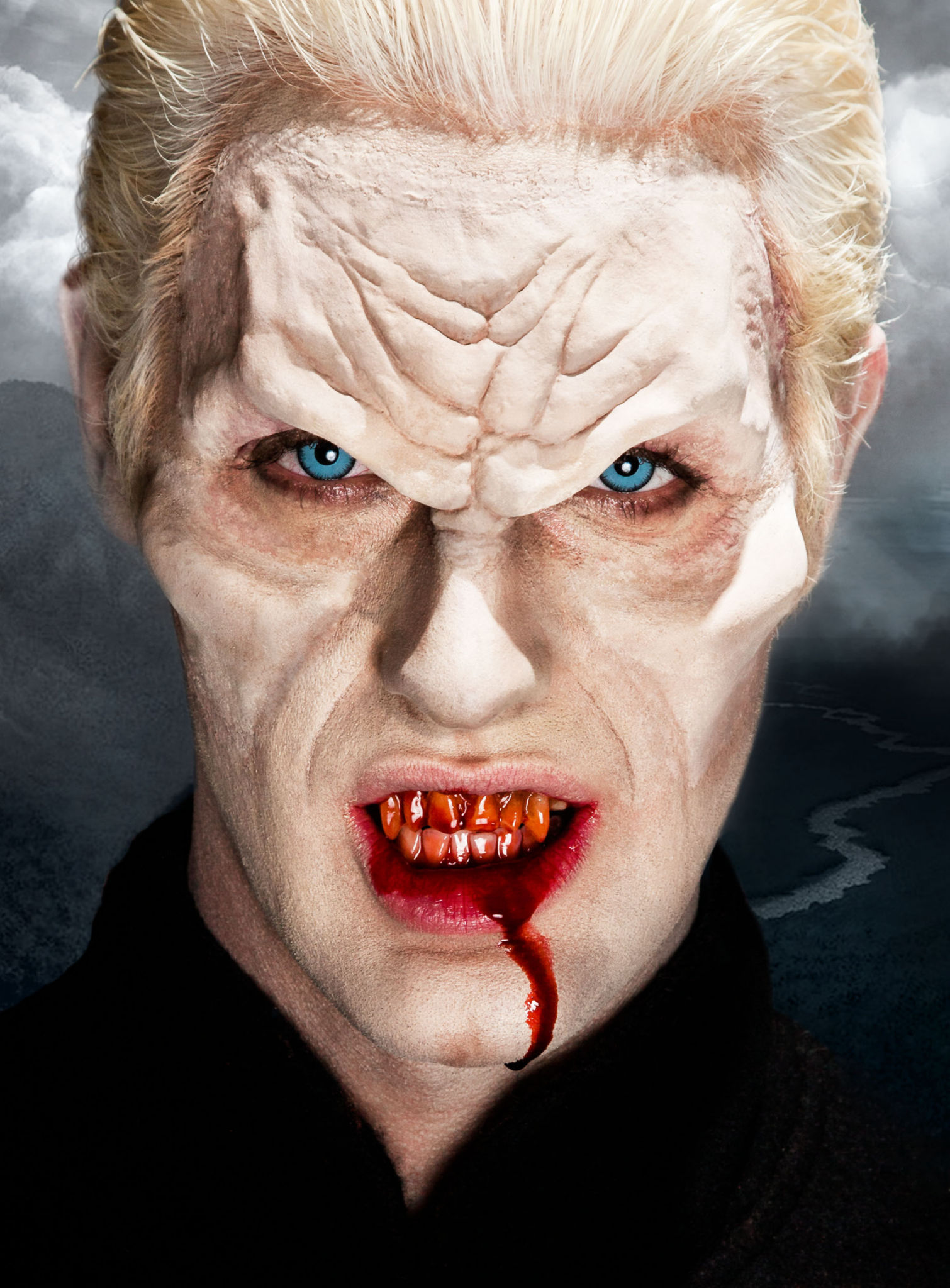 Vampir Halbmaske