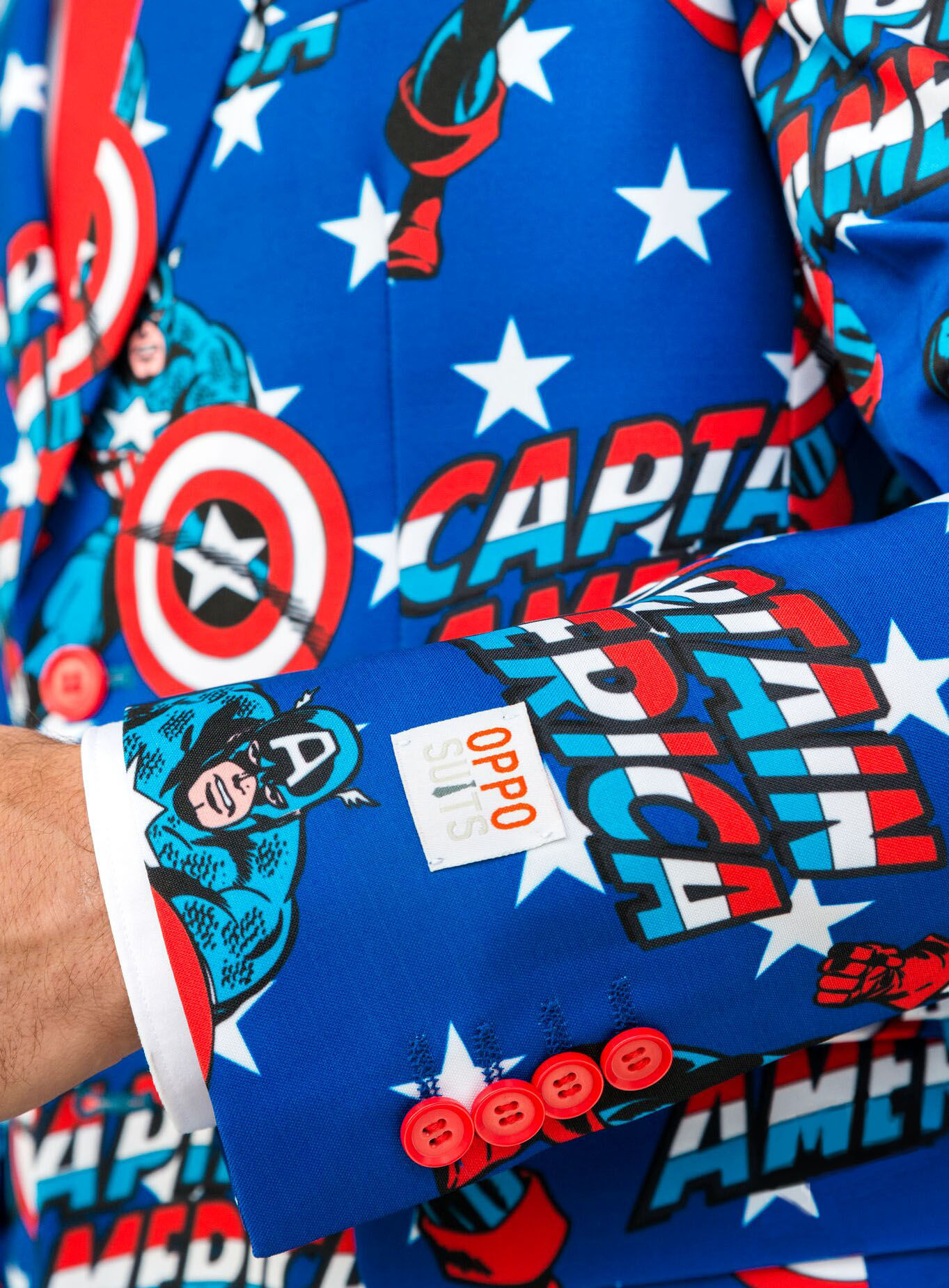 OppoSuits Marvel Captain America Anzug