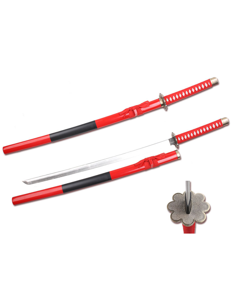 Katana Schwert aus Kunststoff rot