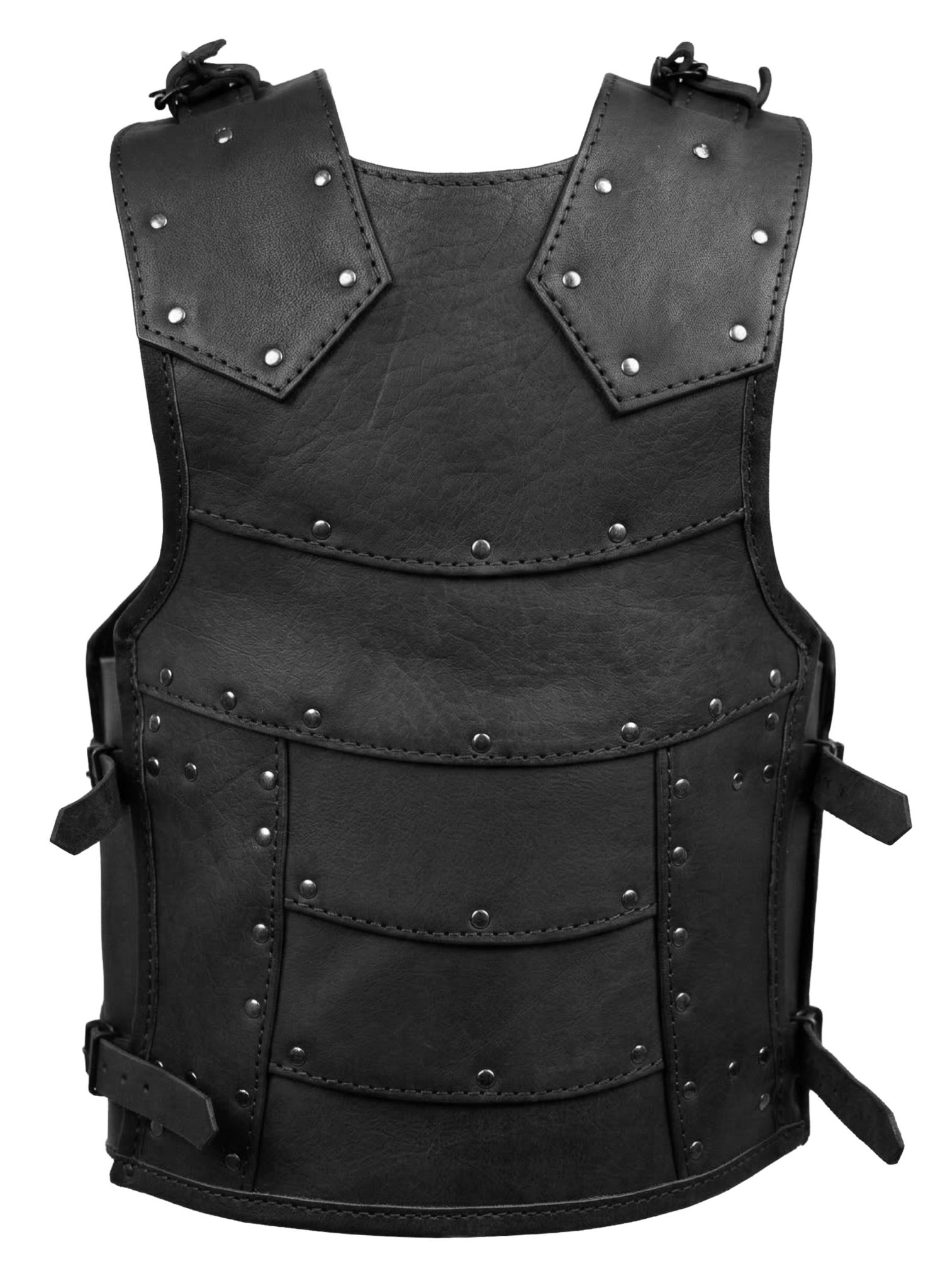 Lederrüstung - Kämpfer, schwarz