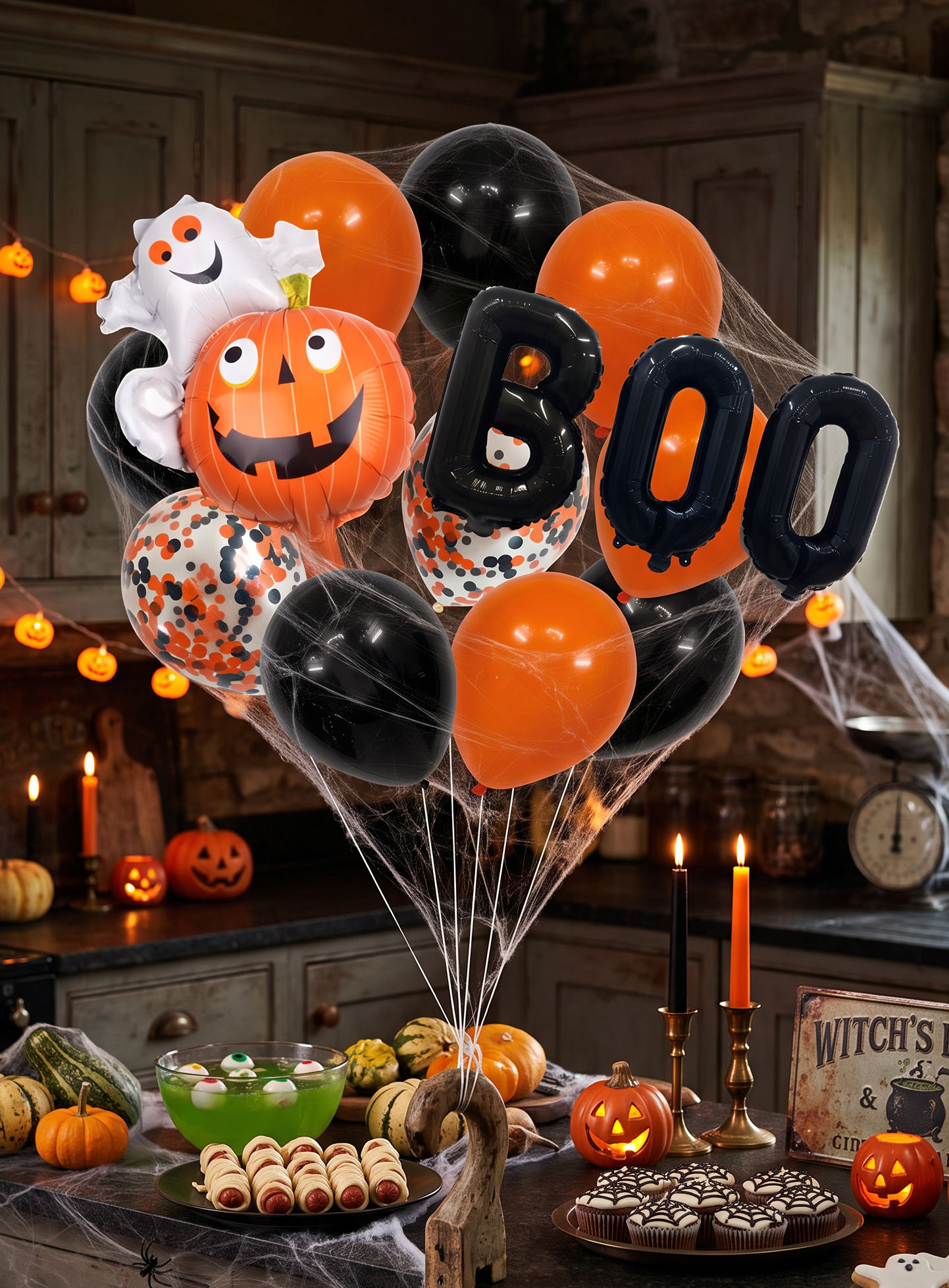 Halloweenparty Ballon-Set
