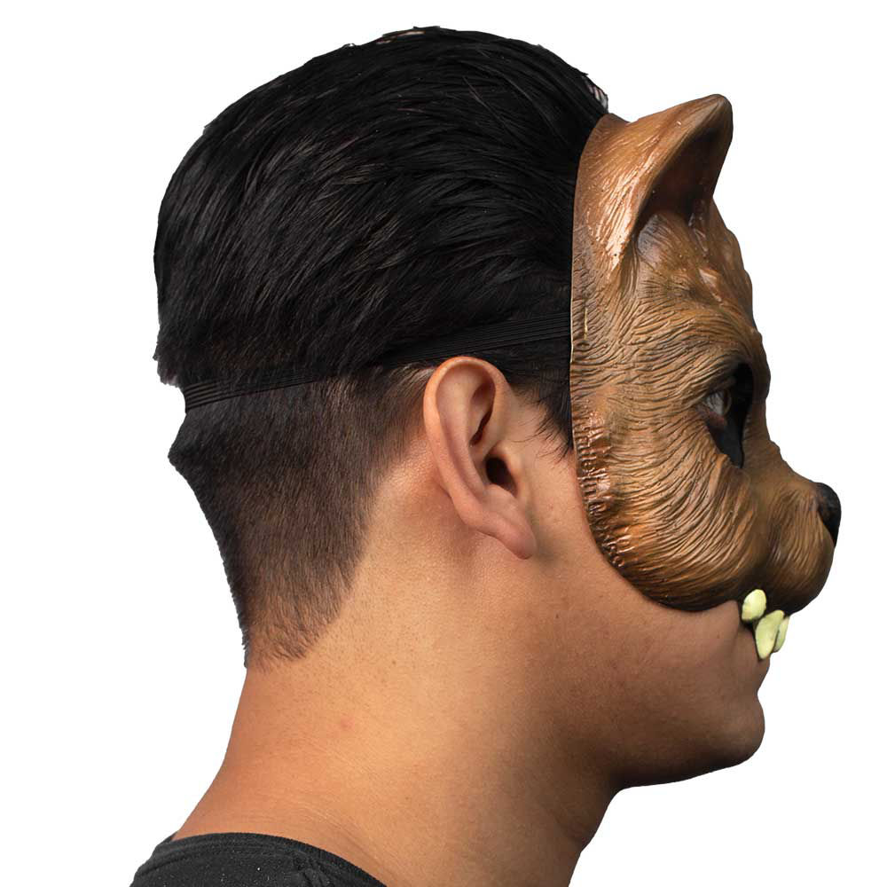 Kleiner Werwolf mit Überbiss Halbmaske