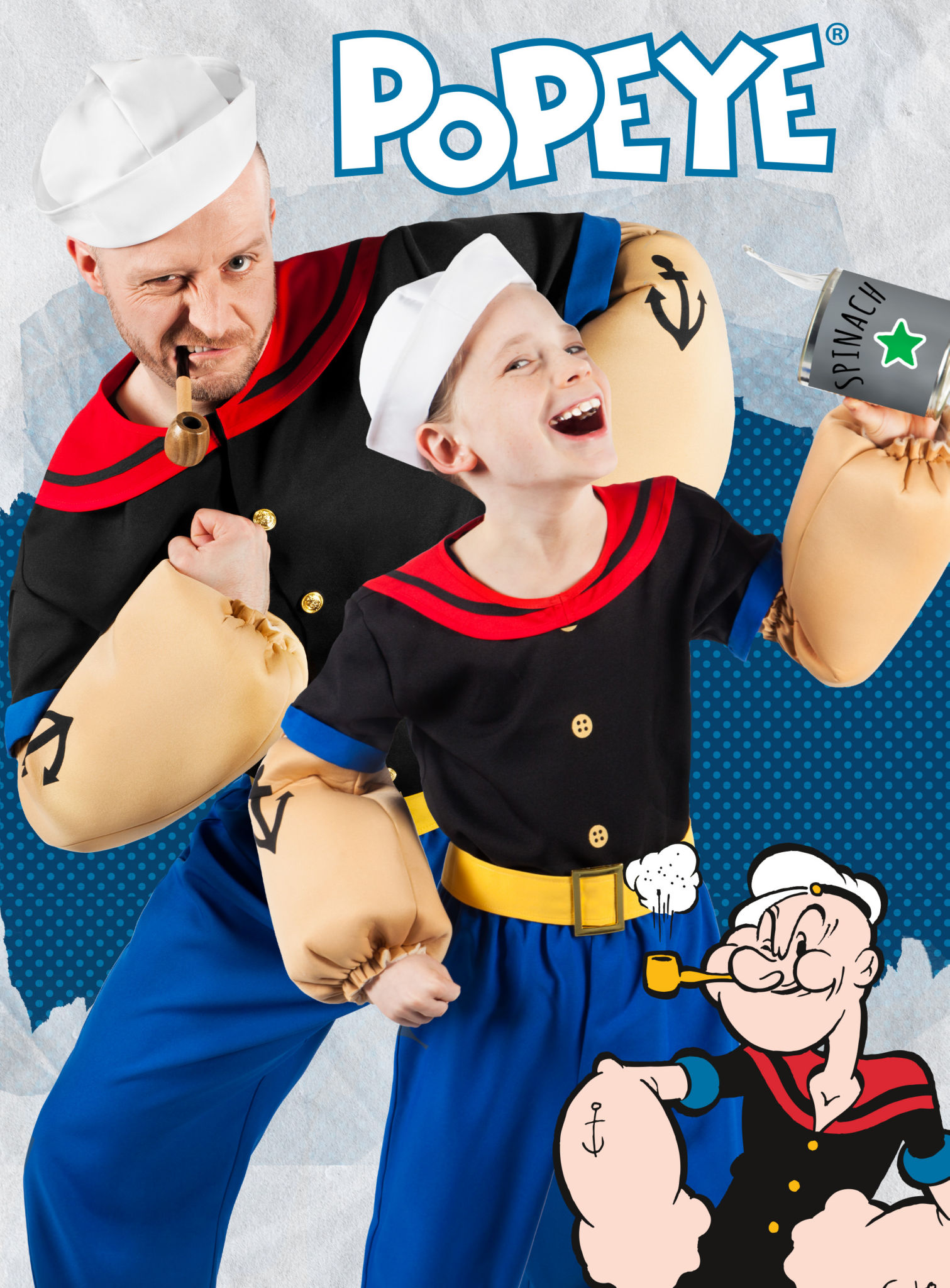 Popeye Kinderkostüm